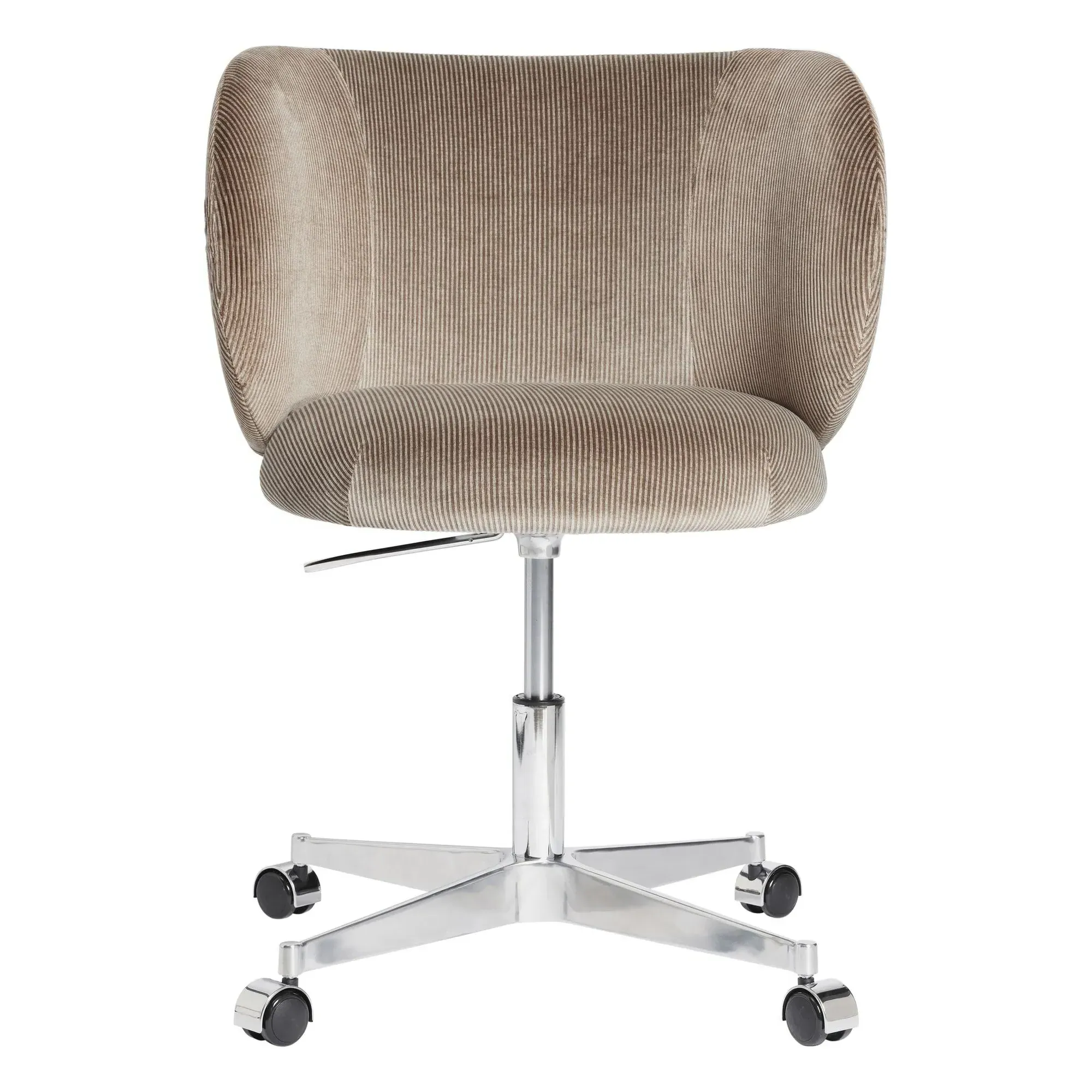 Rico Velvet Office Chair with Castors - Grey product