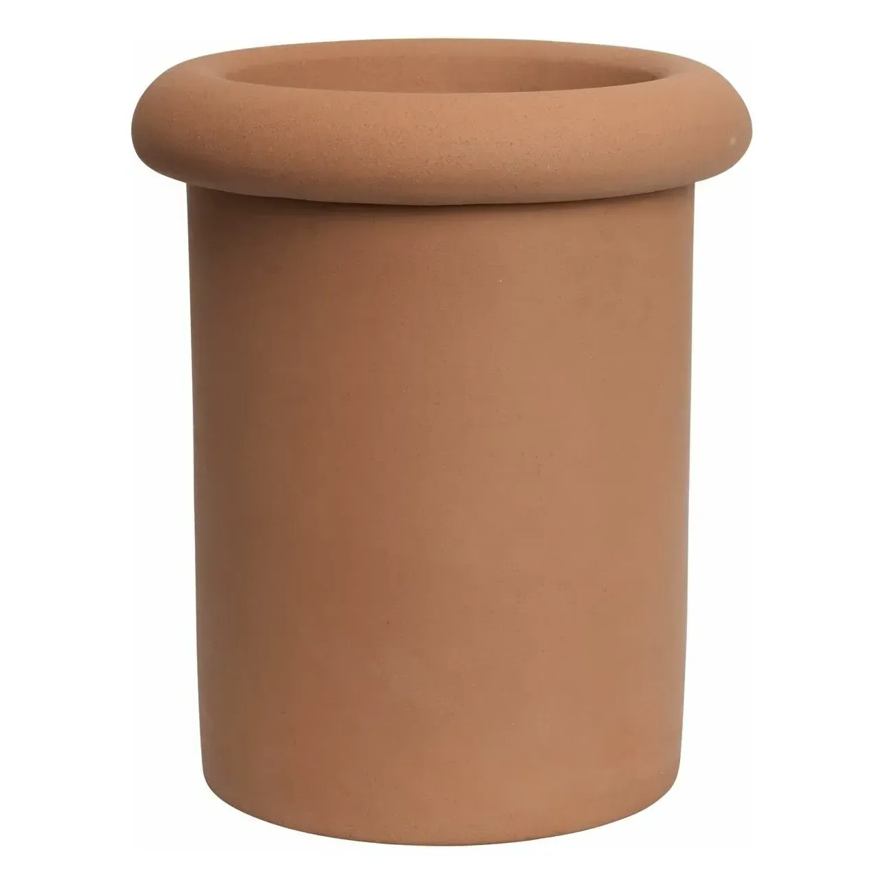 Rollo Planter with Saucer - Terracotta product