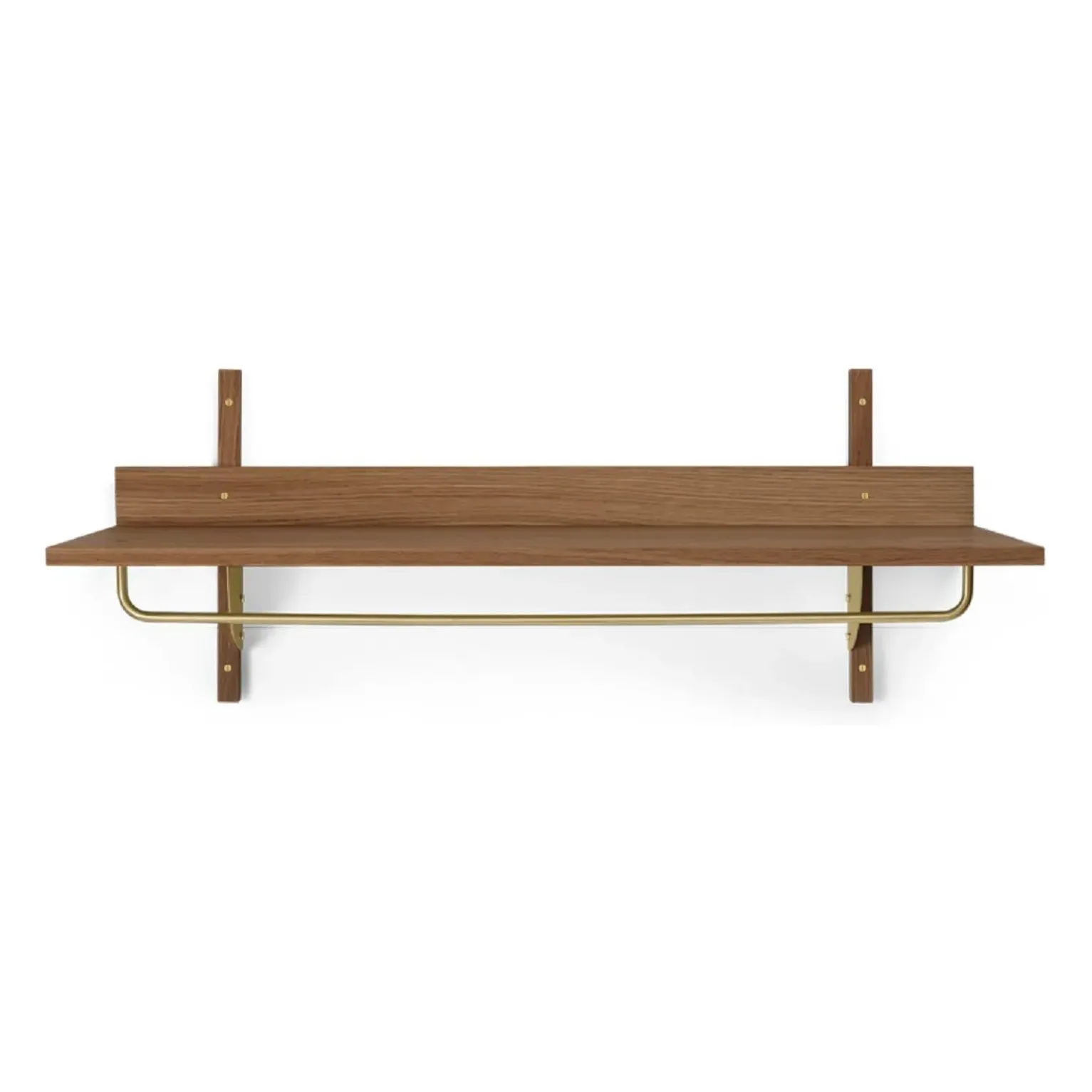 Sector Narrow Wall Shelf - Smoked Oak, MDF product