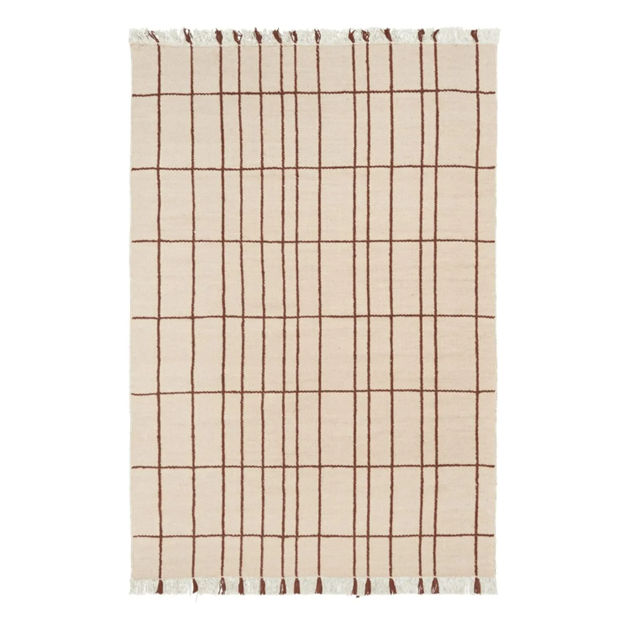 Sen Flat-Weave Rug - Off White, Wool product