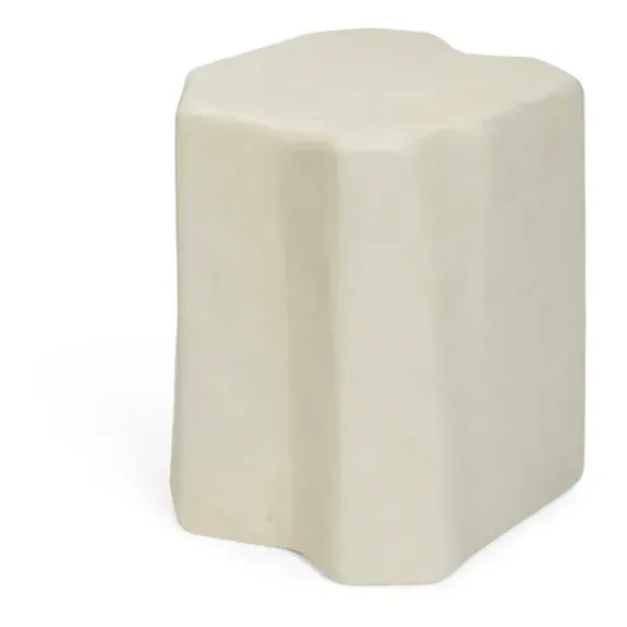 Staffa Stool - Ivory, Fiberglass-Reinforced Concrete product