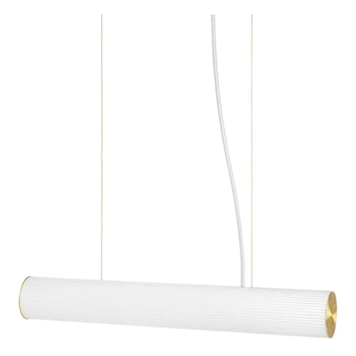 Vuelta Opaline Glass Ceiling Lamp - Gold, Brass product