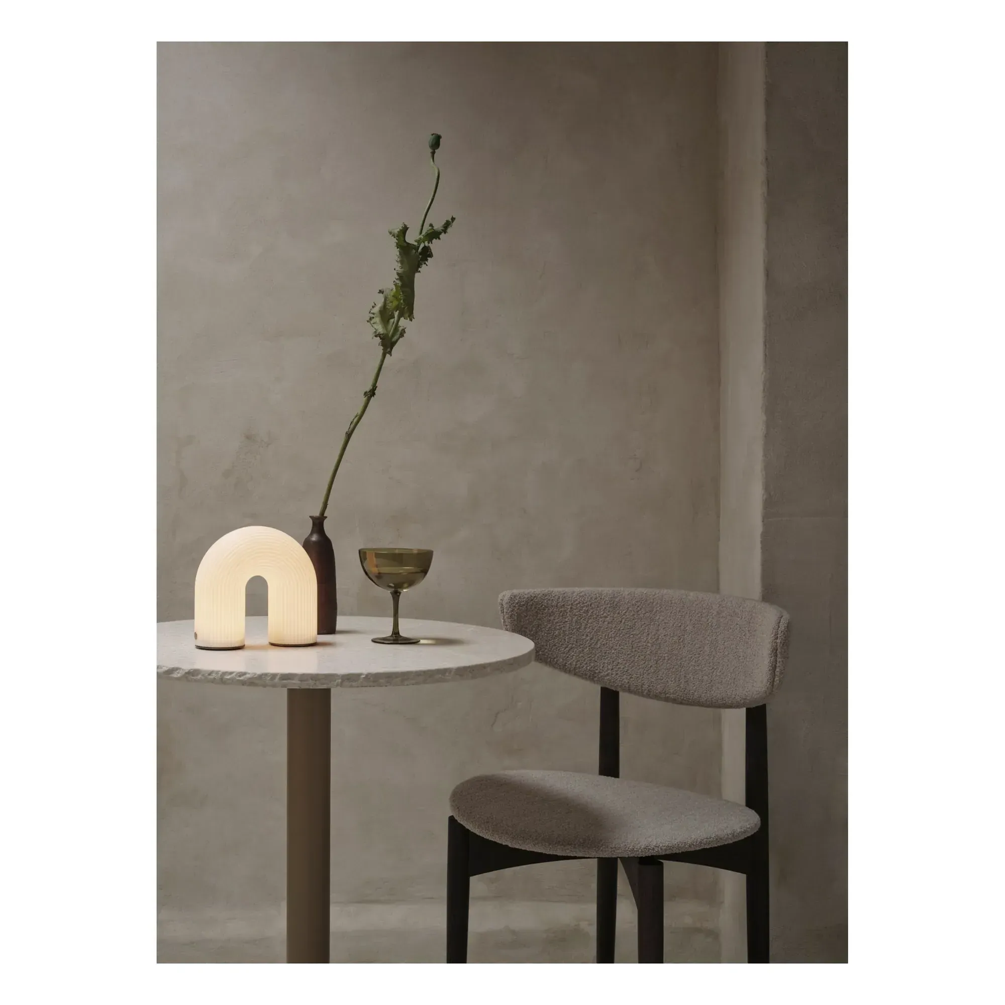 Vuelta Portable Table Lamp - White, HDPE alternate view