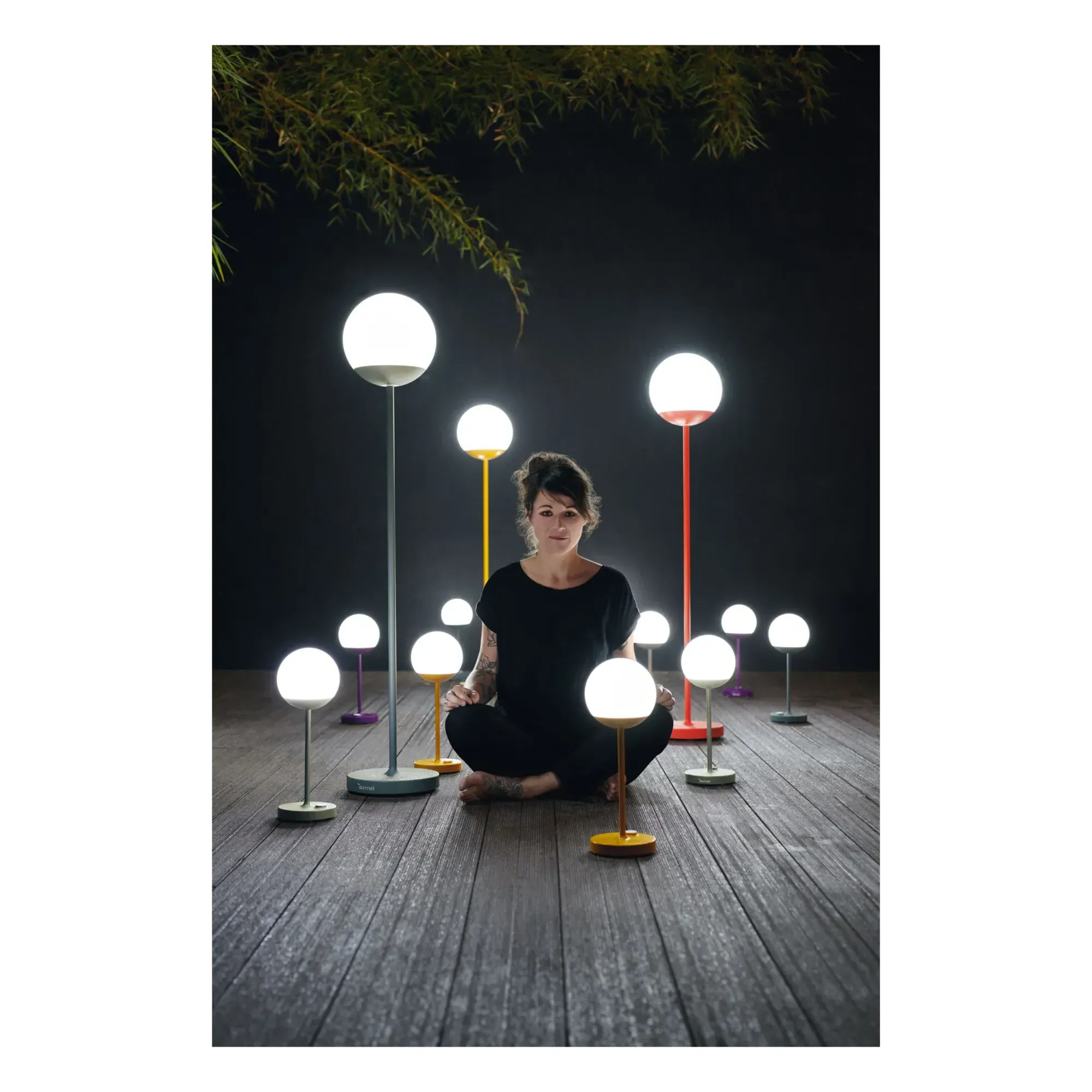 Moon Outdoor Floor Lamp - Nutmeg, Aluminium alternate view