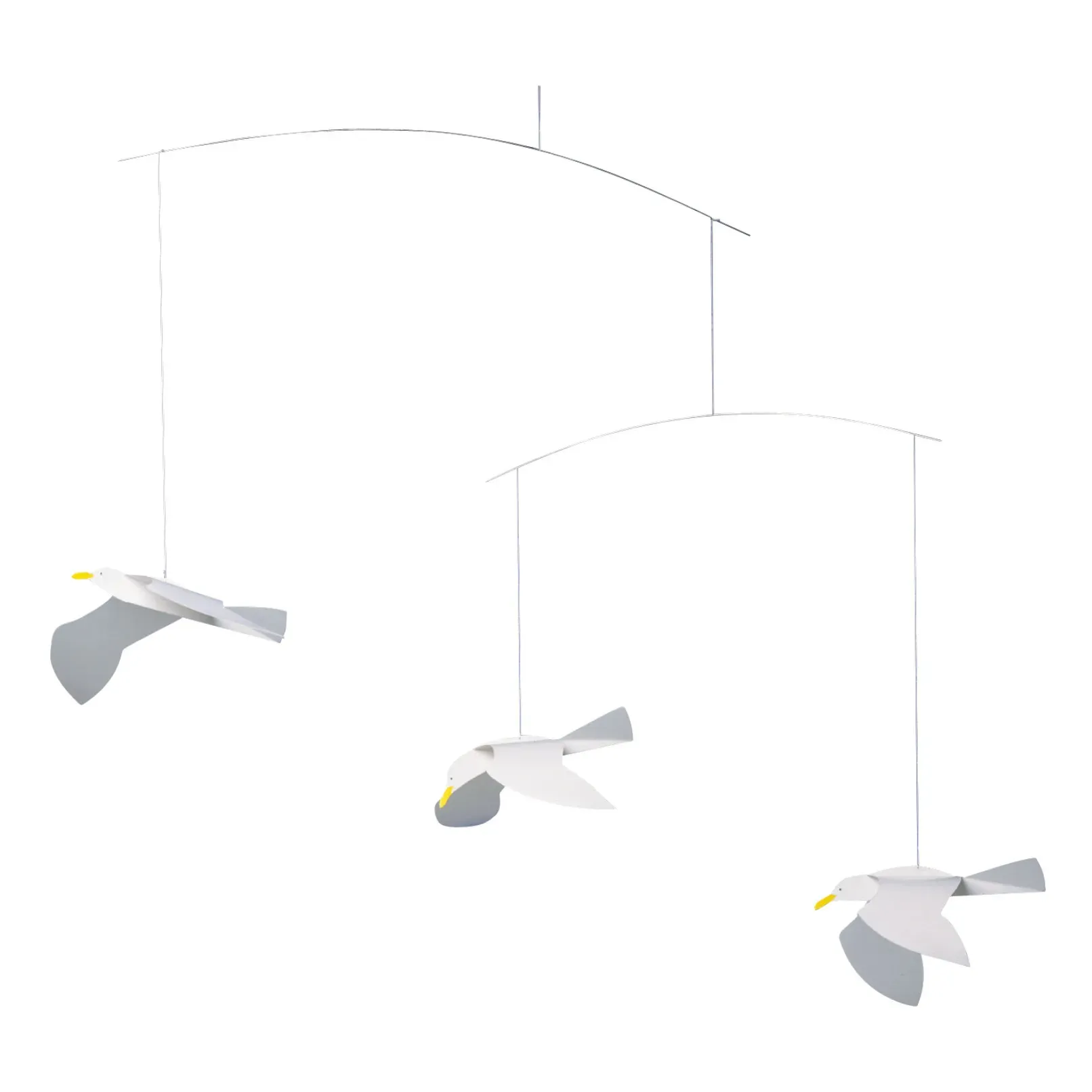 Bird Mobile - White, Aluminium product