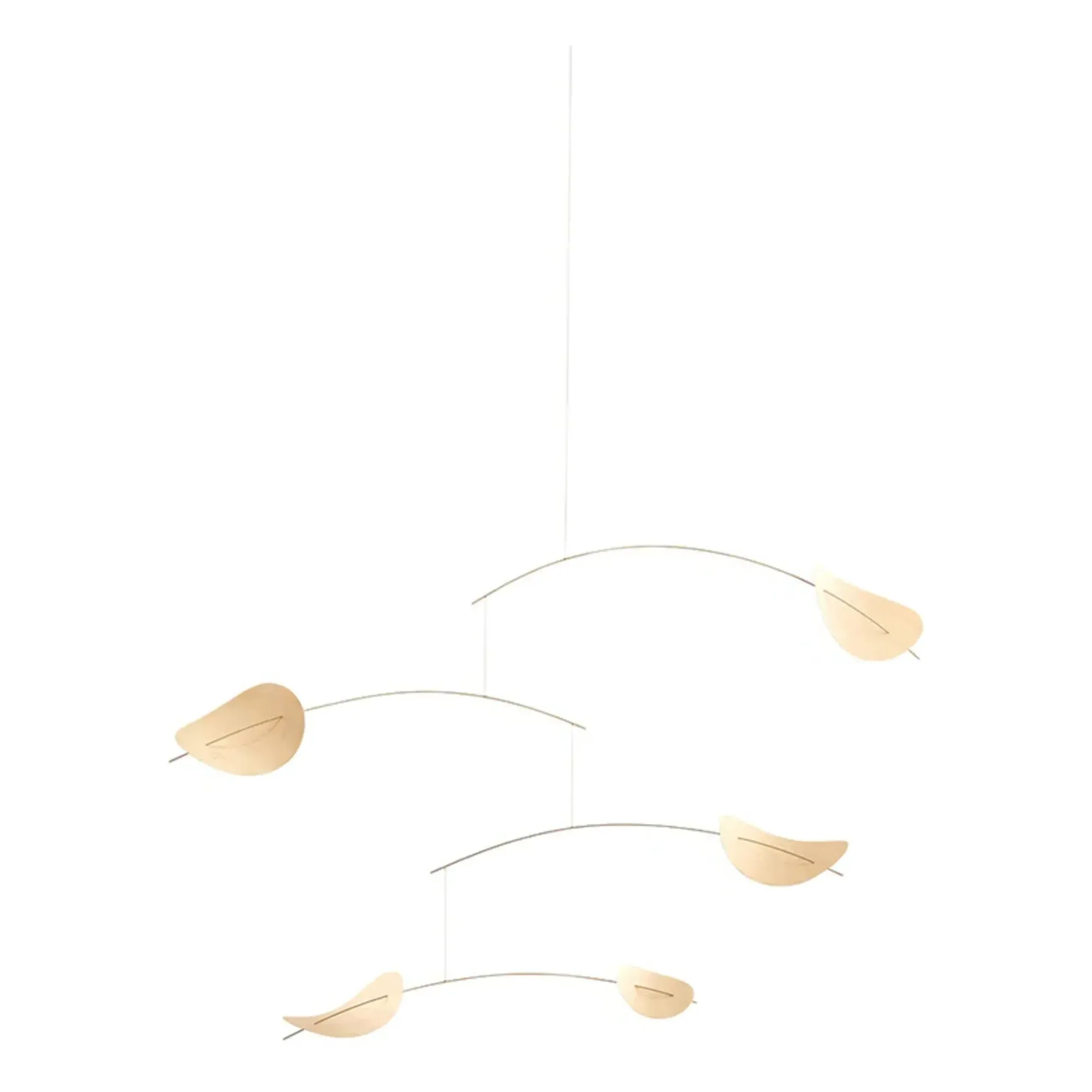 Drifting Clouds Mobile - Light Wood, Stainless Steel product
