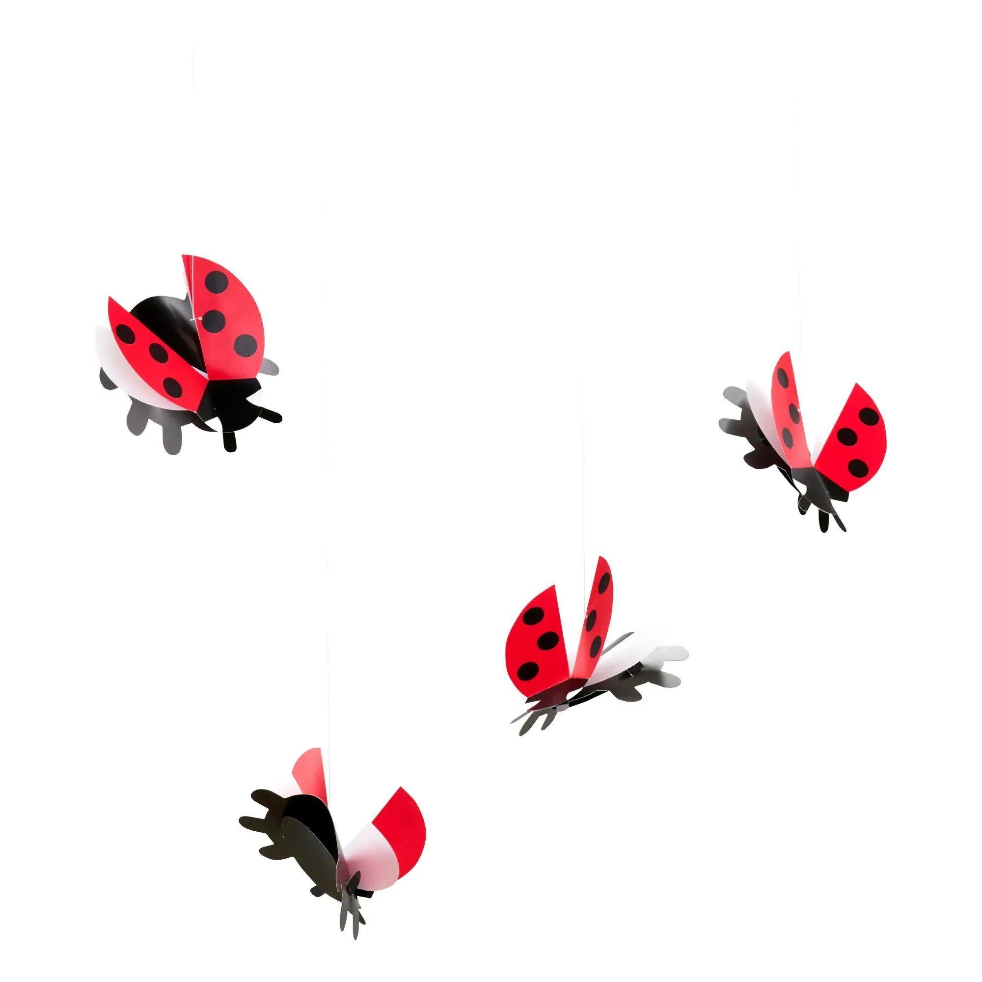 Flensted Ladybird Mobile - Red, Cardboard product