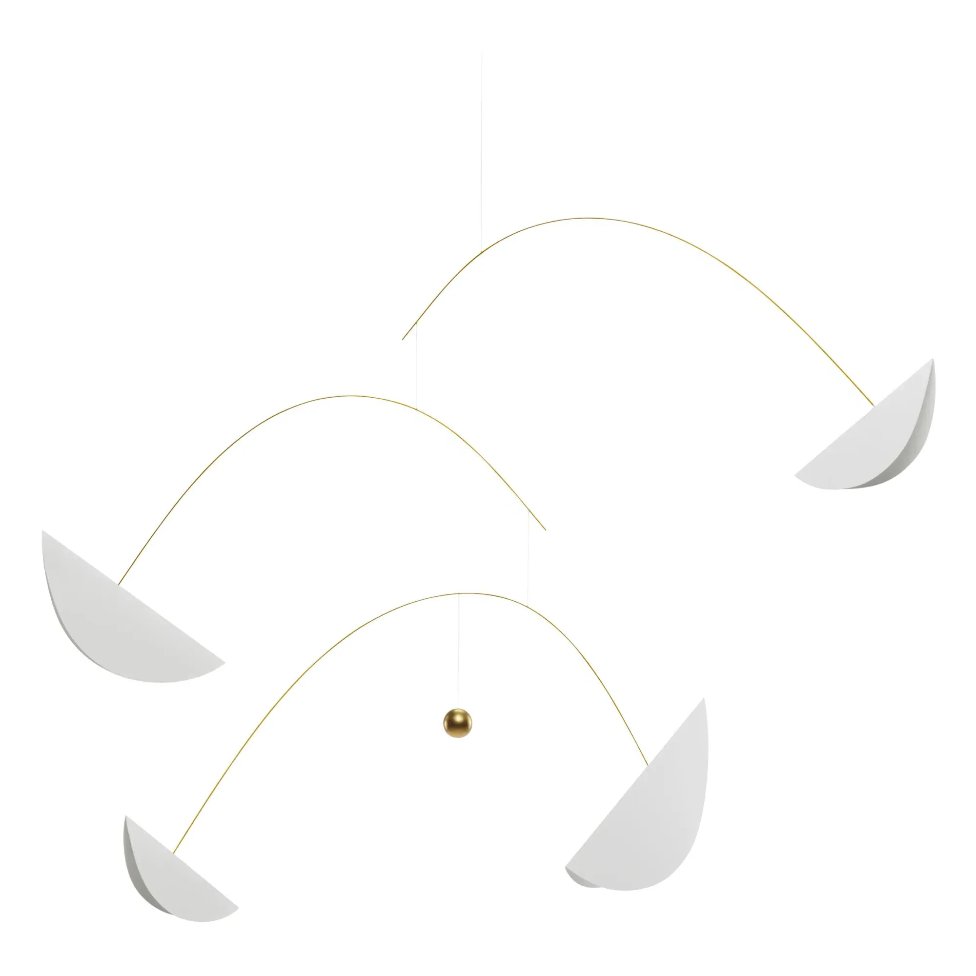 La vie et le Fil Mobile - White, Aluminium product