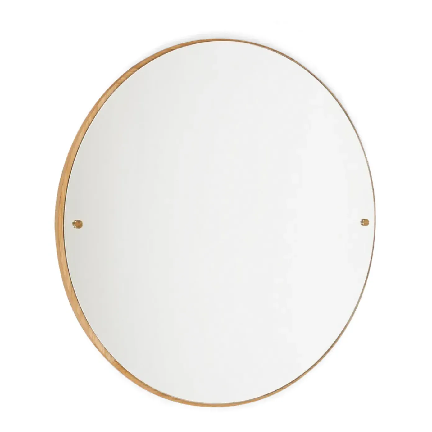 CM1 Round Wall Mirror - Oak, Wood product