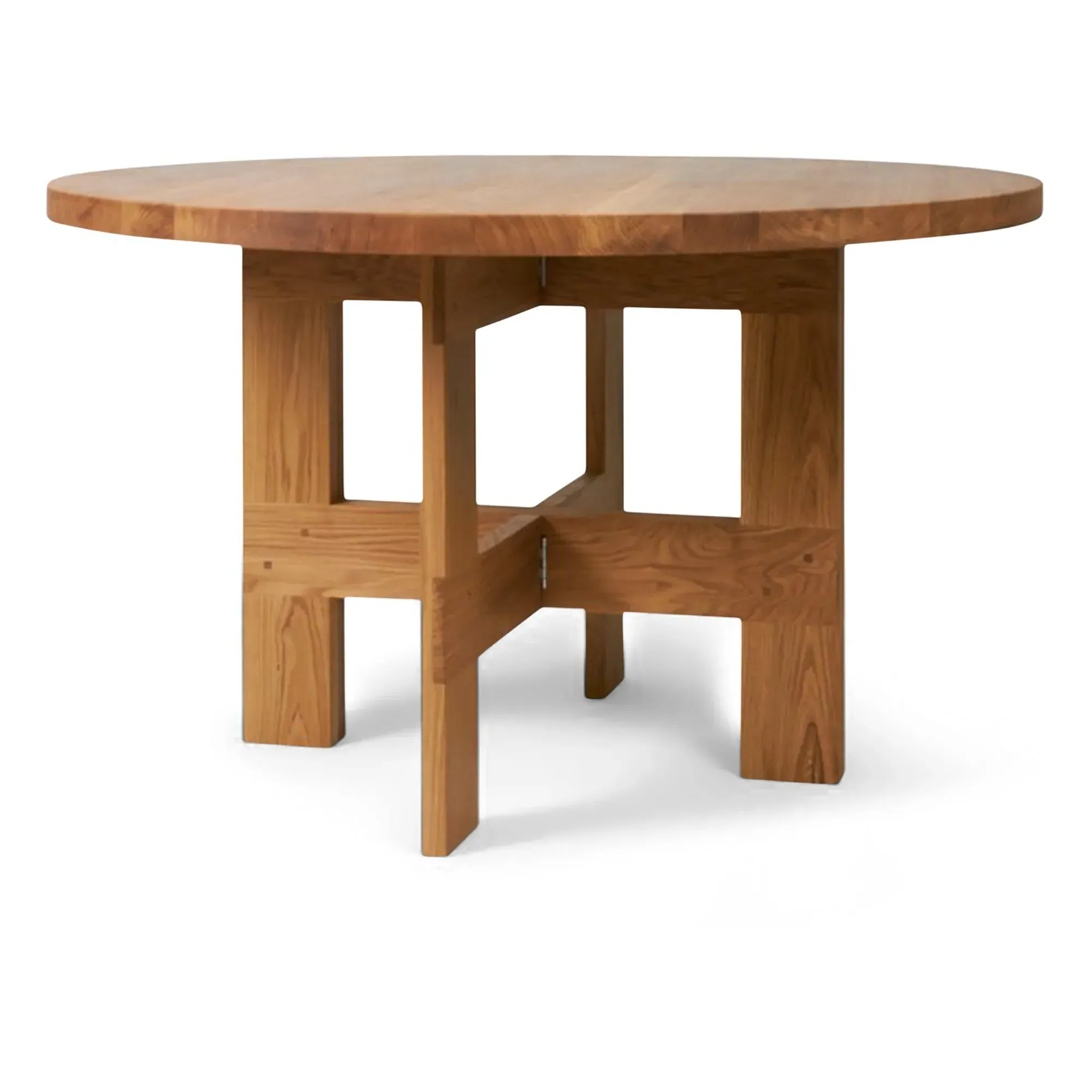 Farmhouse Round Dining Table - Oak product
