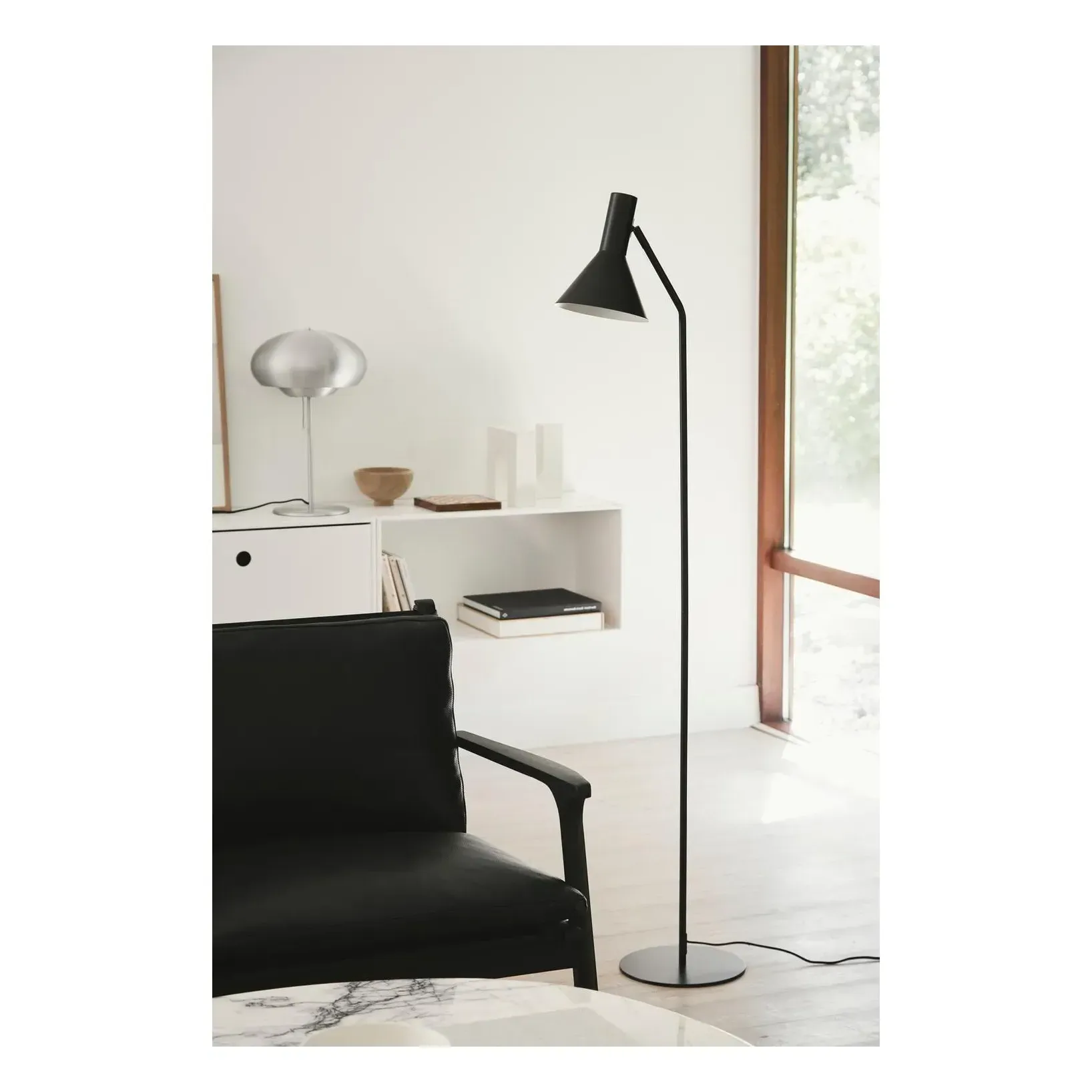 Lyss Floor Lamp with Adjustable Tilt - Matt Black alternate view