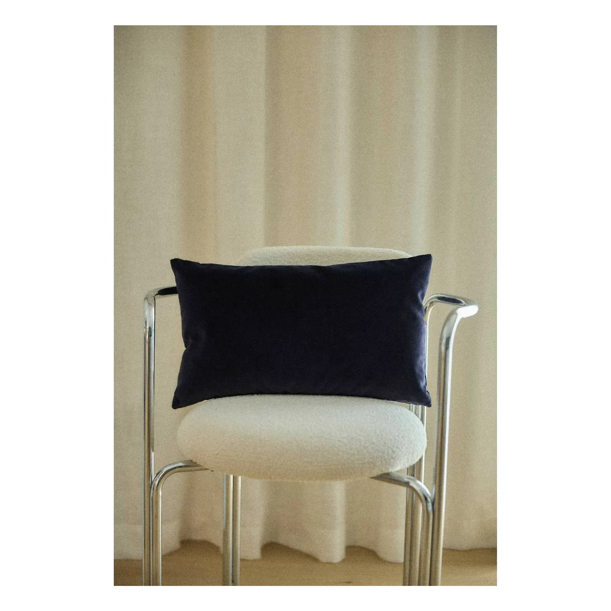 Argentina Velvet Cushion Cover - Sapphire alternate view