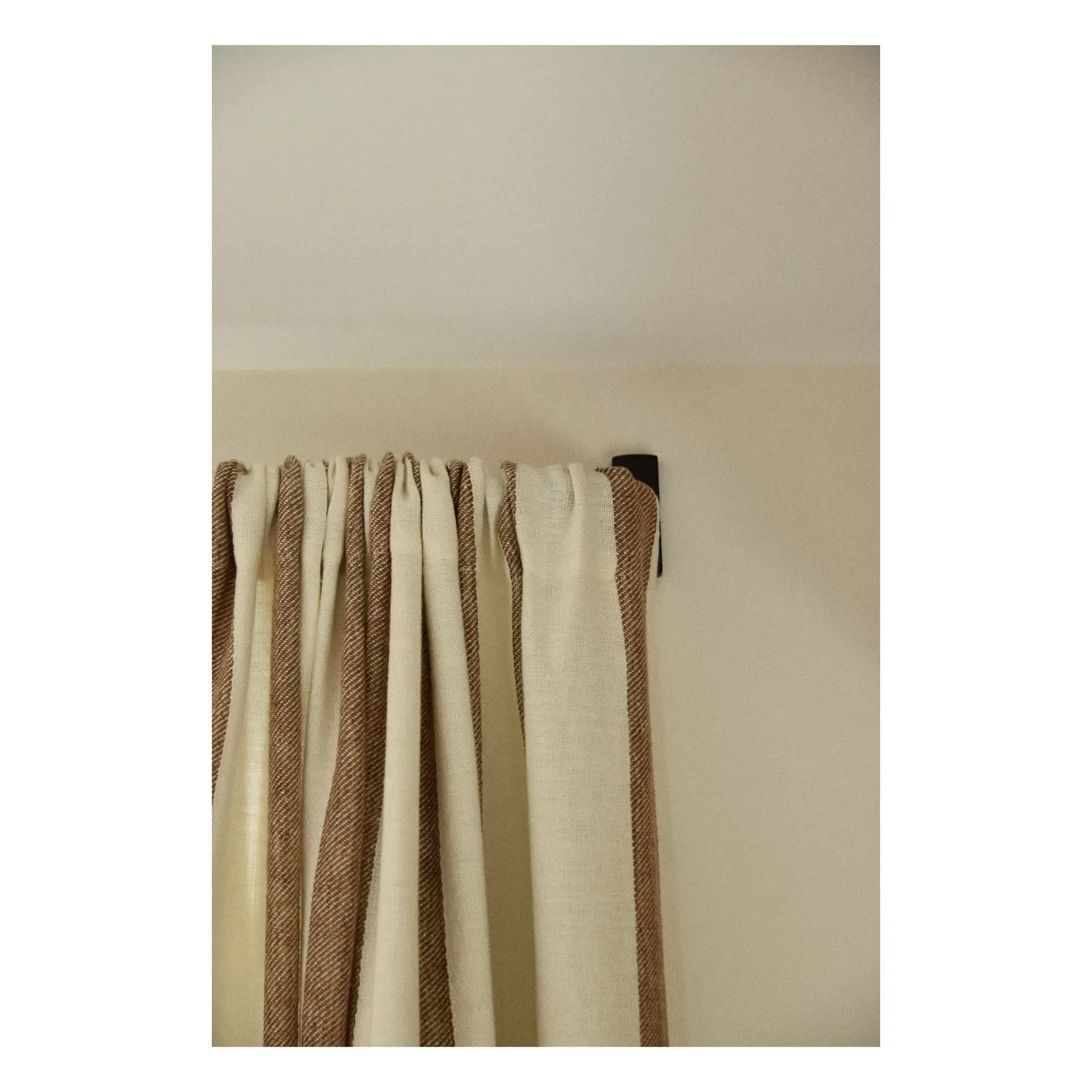 Bastide Washed Linen Curtain Panel - Terracotta product