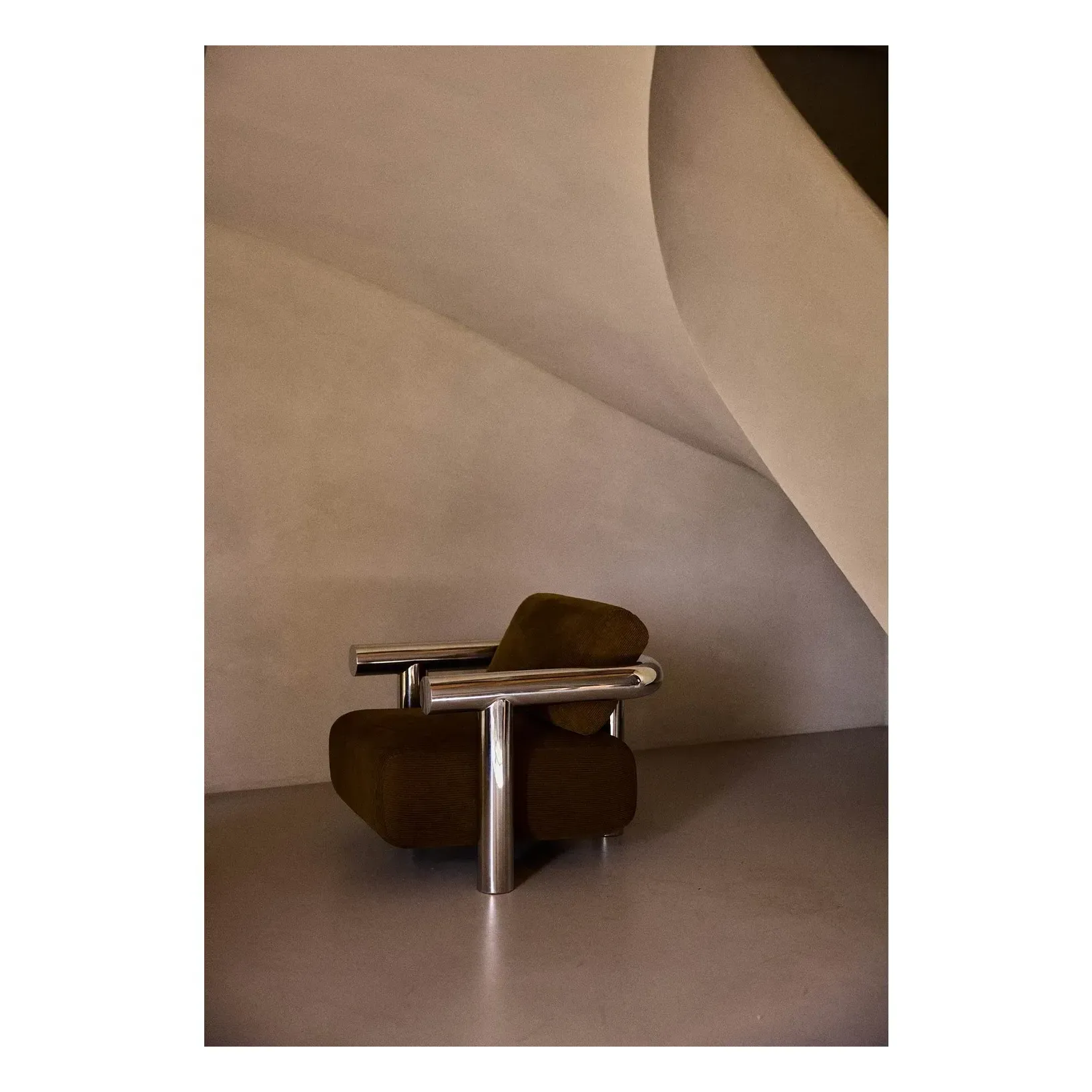 Claude Armchair - Brown, Corduroy product