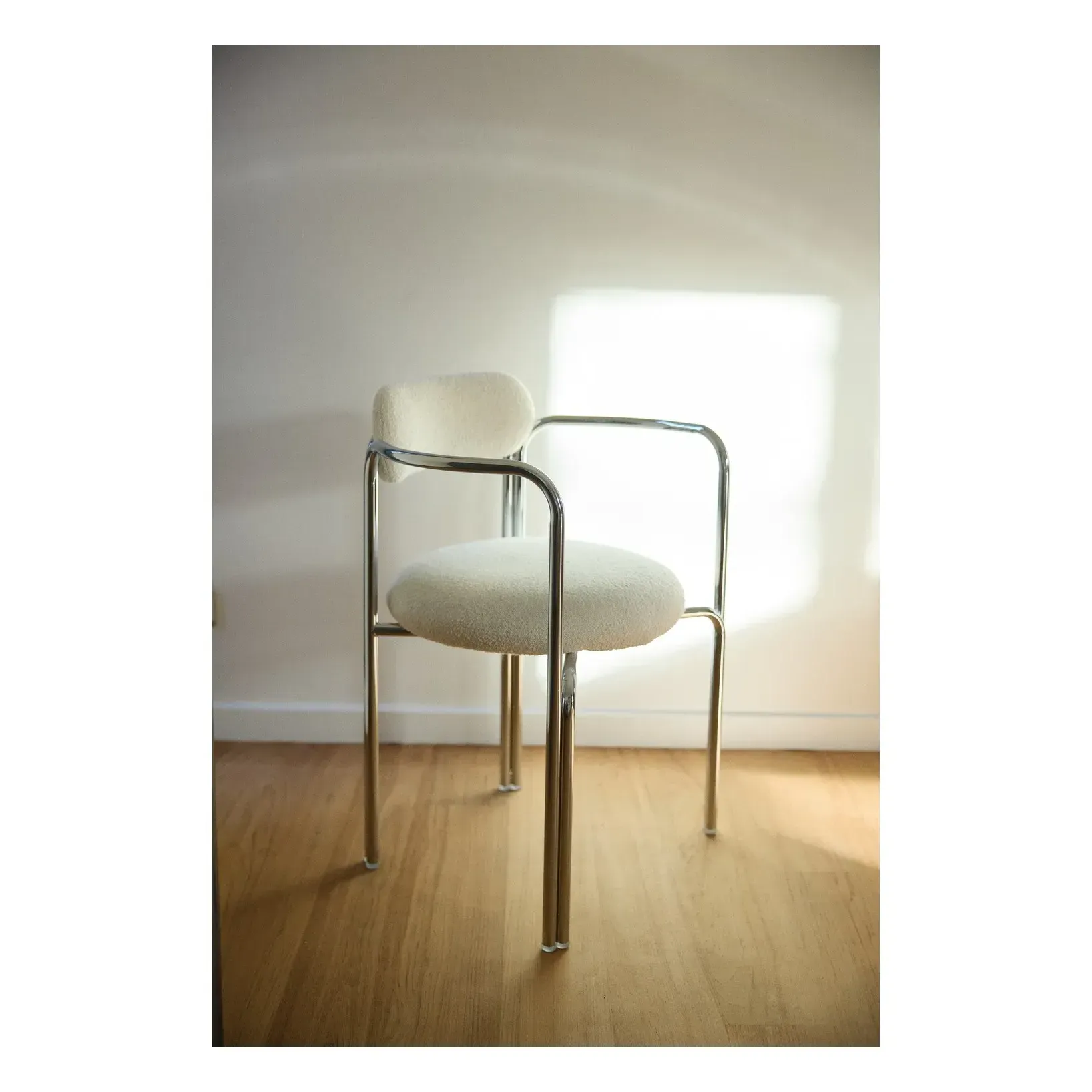 Hortense Armchair - Cream, Bouclette alternate view