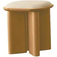 Lazarus Pouffe - Natural, Ash Wood alternate view