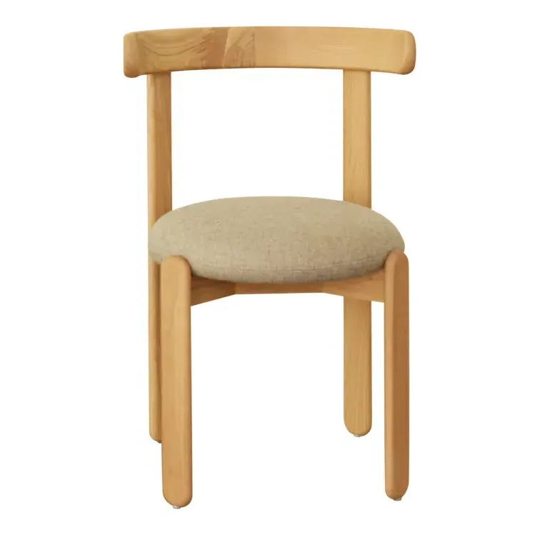 Lilac Dining Chair - Cream, Linen product