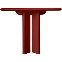 Lou Console Table - Burgundy, Lacquered MDF alternate view