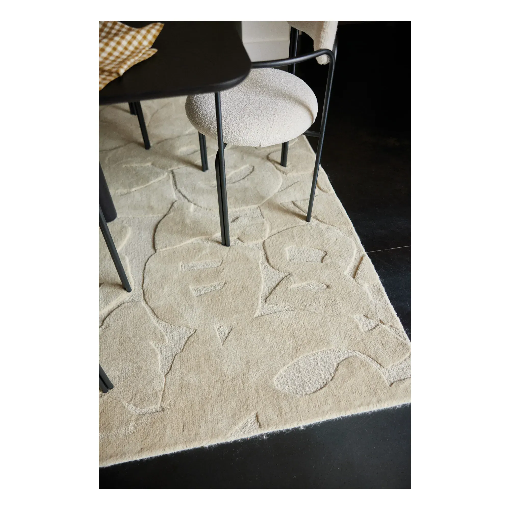 Octave Hand Tufted Rug - Ivory, Wool product