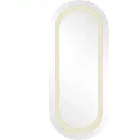 Victor Lacquered Wood Mirror - Cream, Ash alternate view