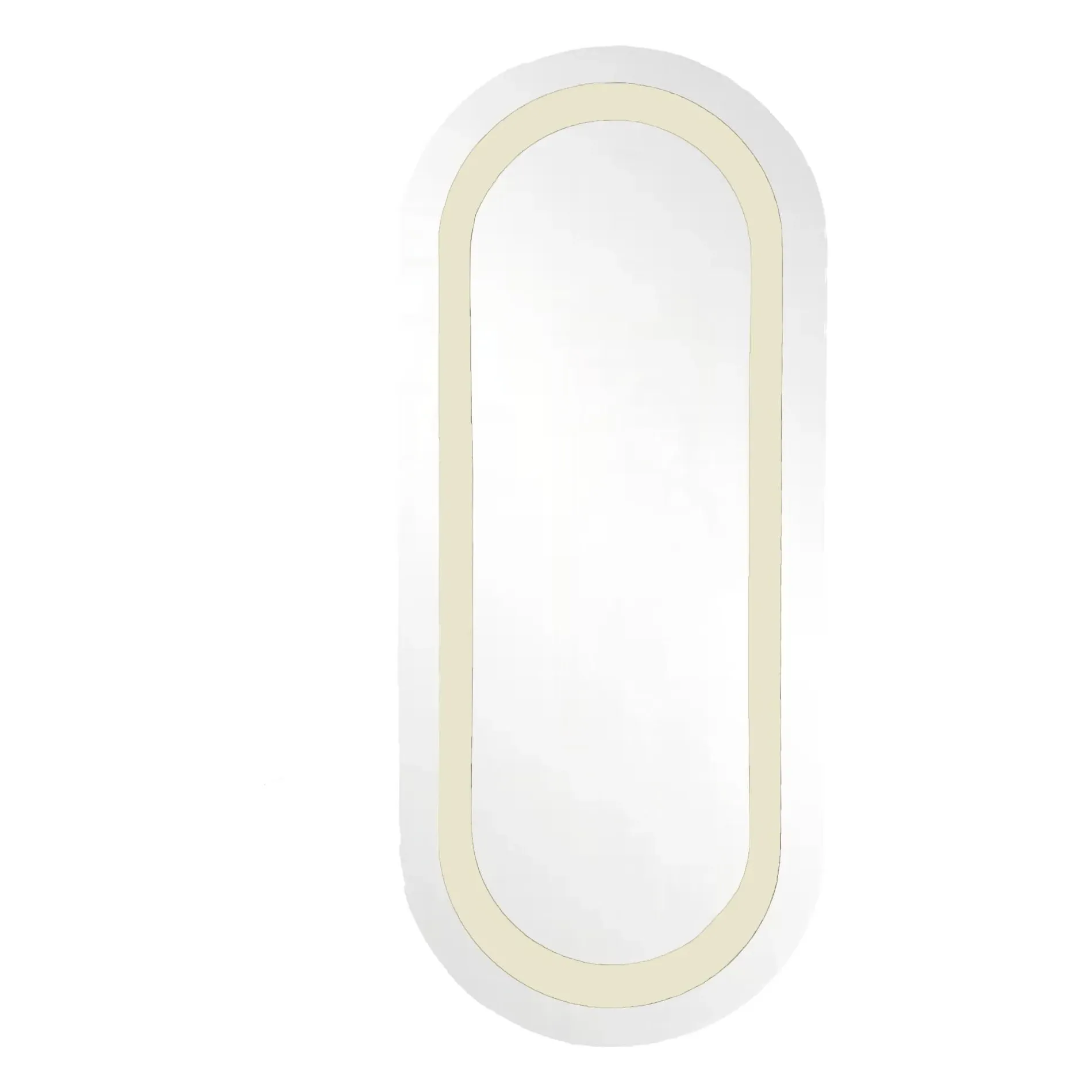 Victor Lacquered Wood Mirror - Cream, Ash product