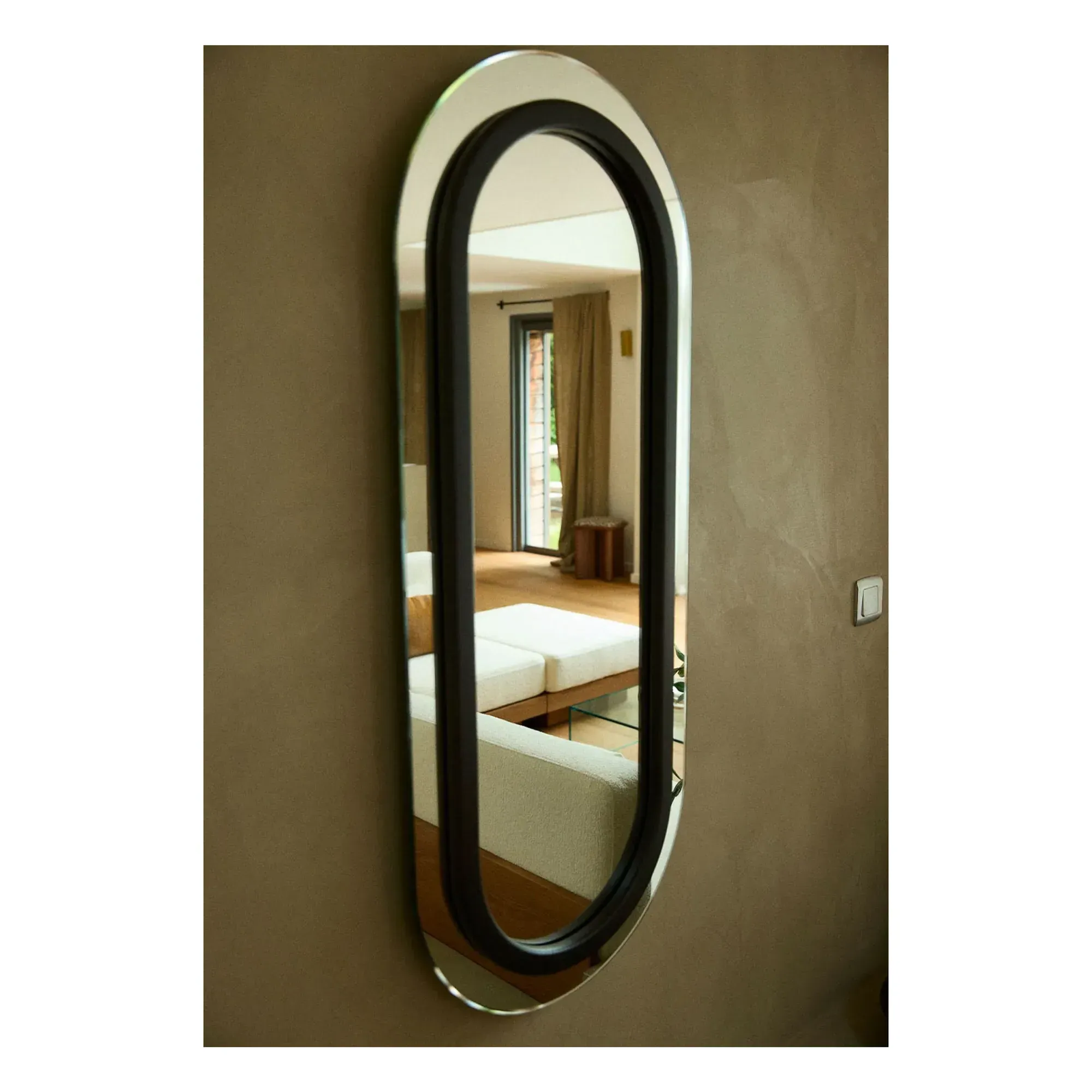 Victor Wall Mirror - Black, Ash alternate view