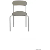 Violette Dining Chair - Grey, Wool alternate view