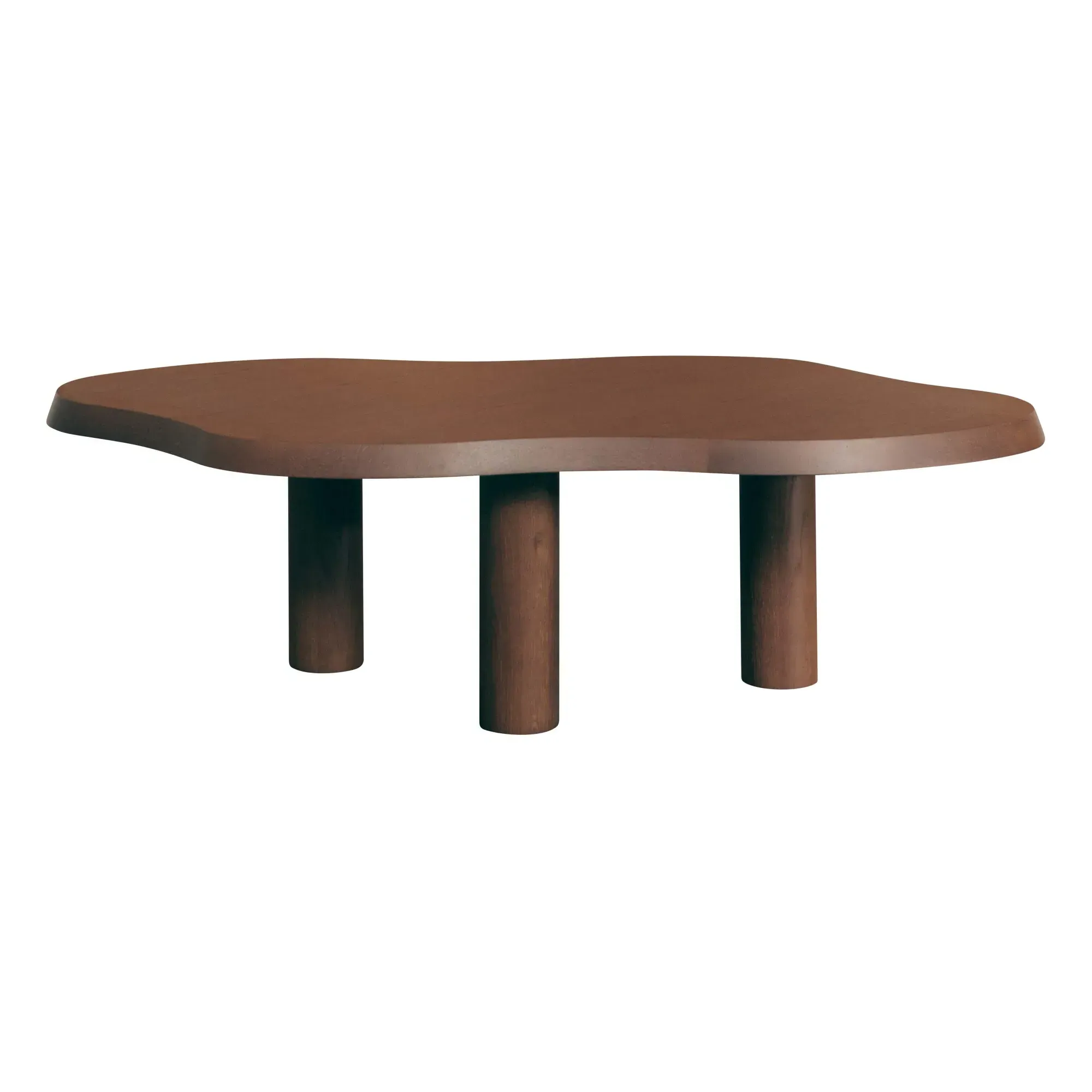 Walnut Wood Finish Coffee Table - Walnut, Oak product