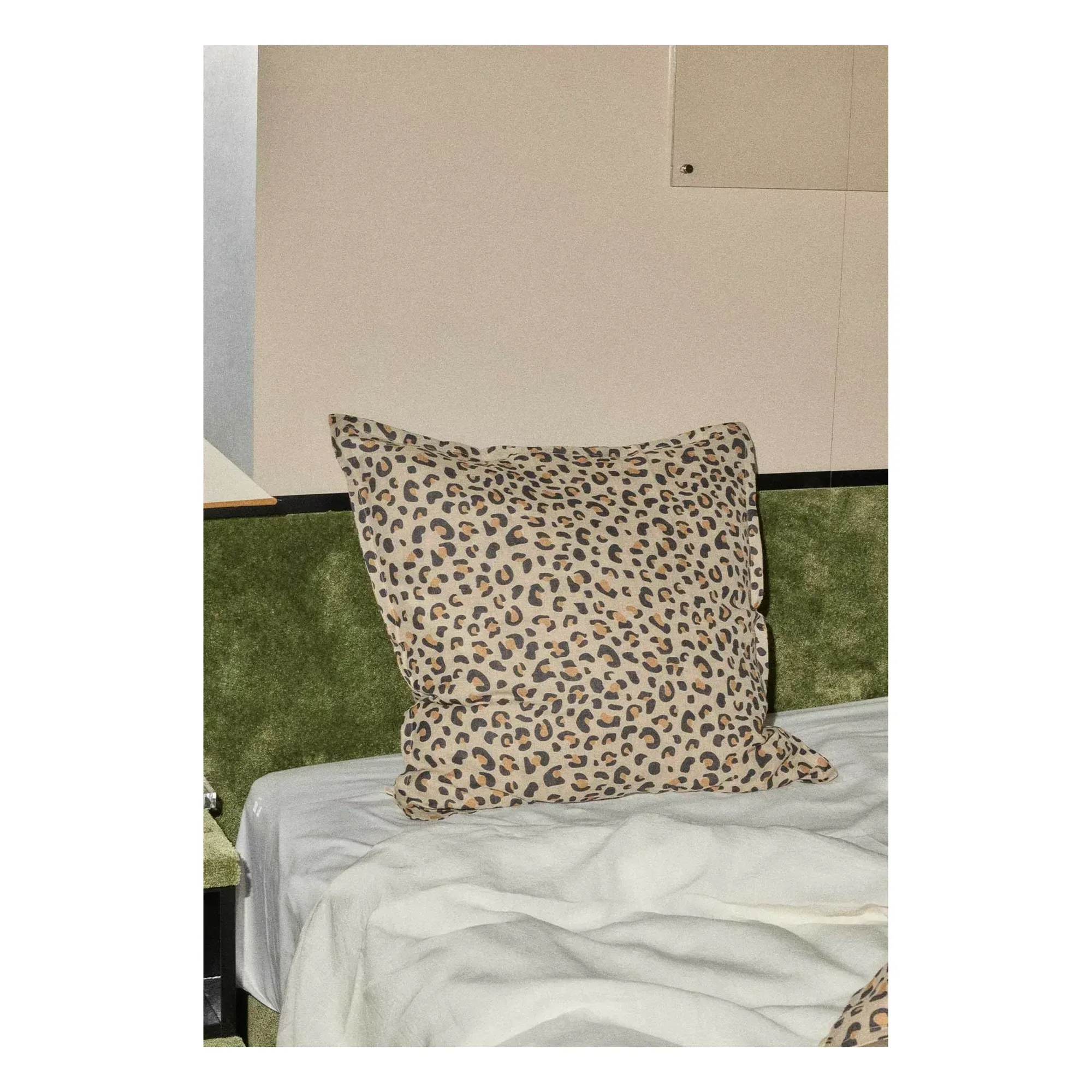 Washed Linen Pillowcase - Leopard product