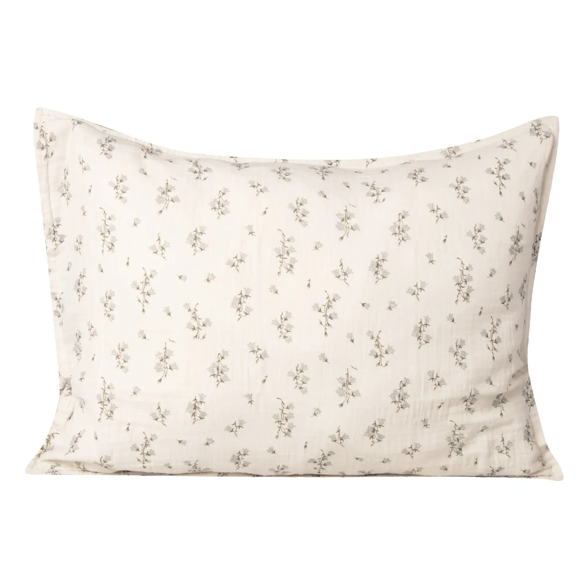 Bluebell Pillowcase - Cream, Cotton Muslin product