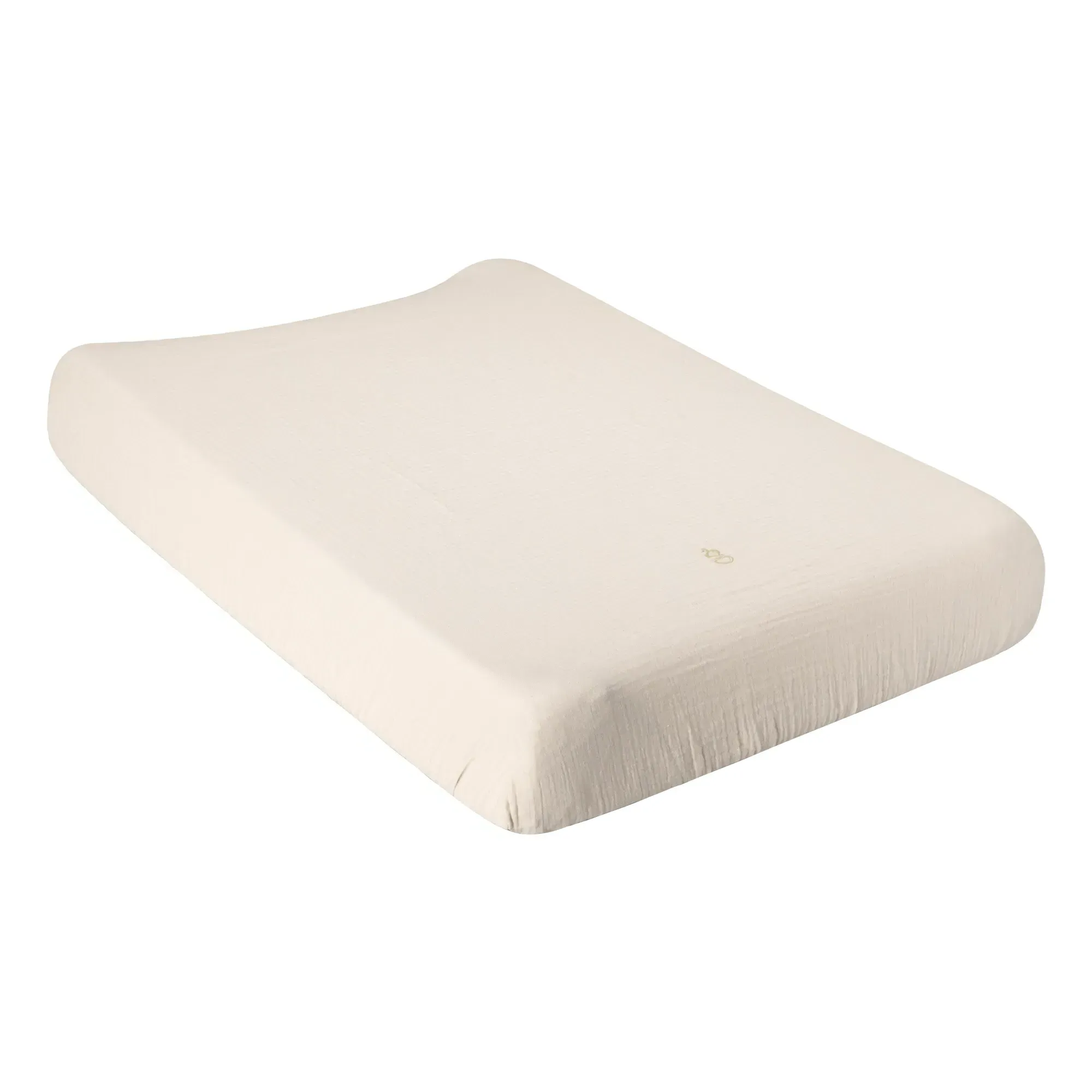 Cotton Muslin Changing Mat Cover - Cream product