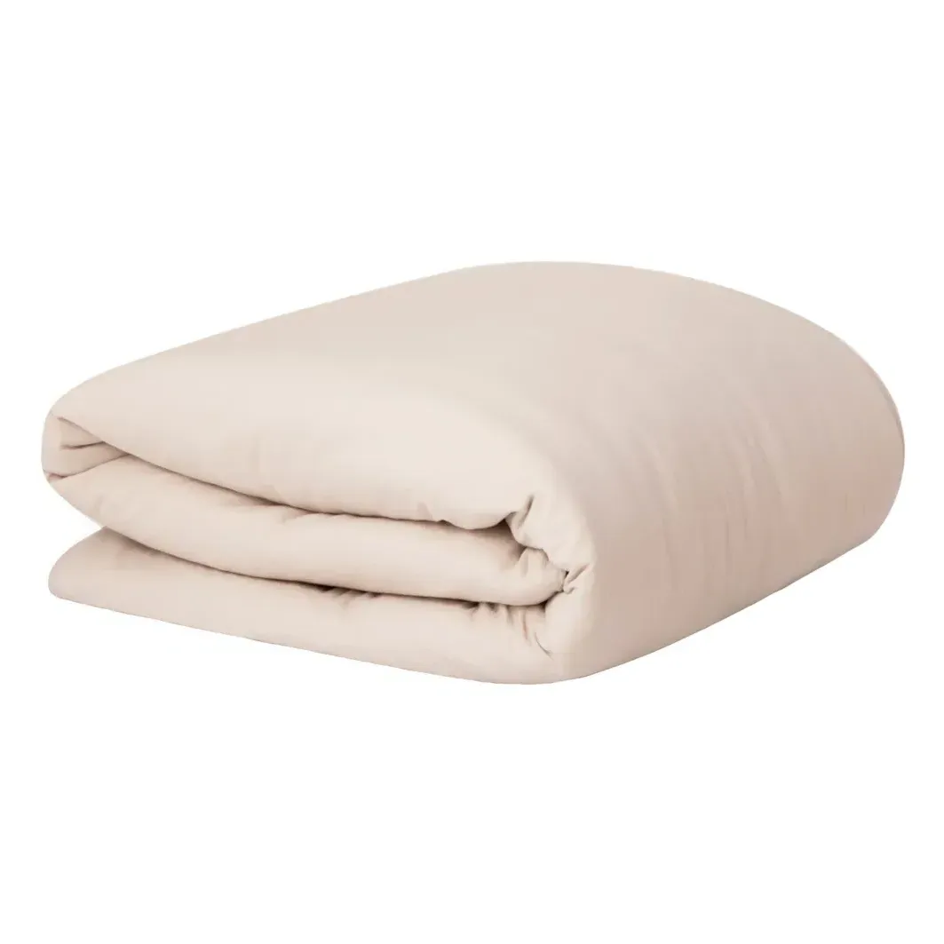 Cotton Muslin Duvet Cover - Sand product