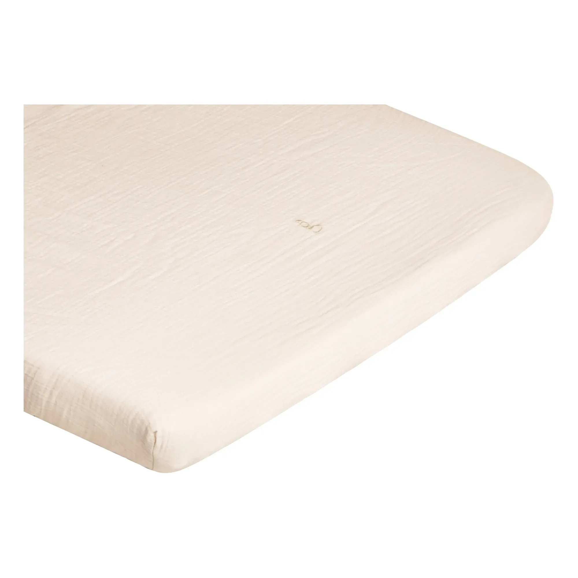 Fitted Sheet - Sand, Cotton Muslin alternate view
