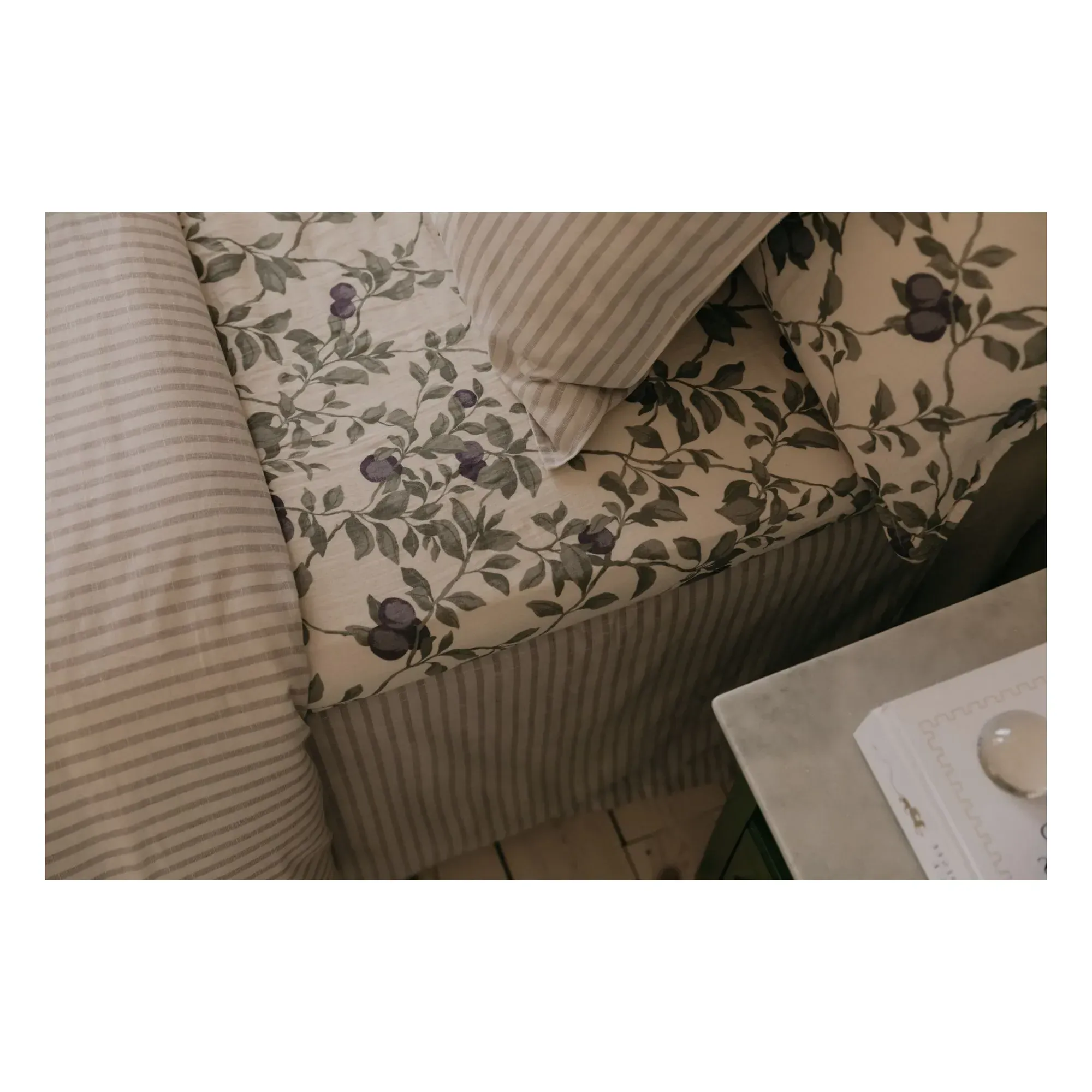 Garbo&Friends Fitted Sheet - Plum, Cotton alternate view