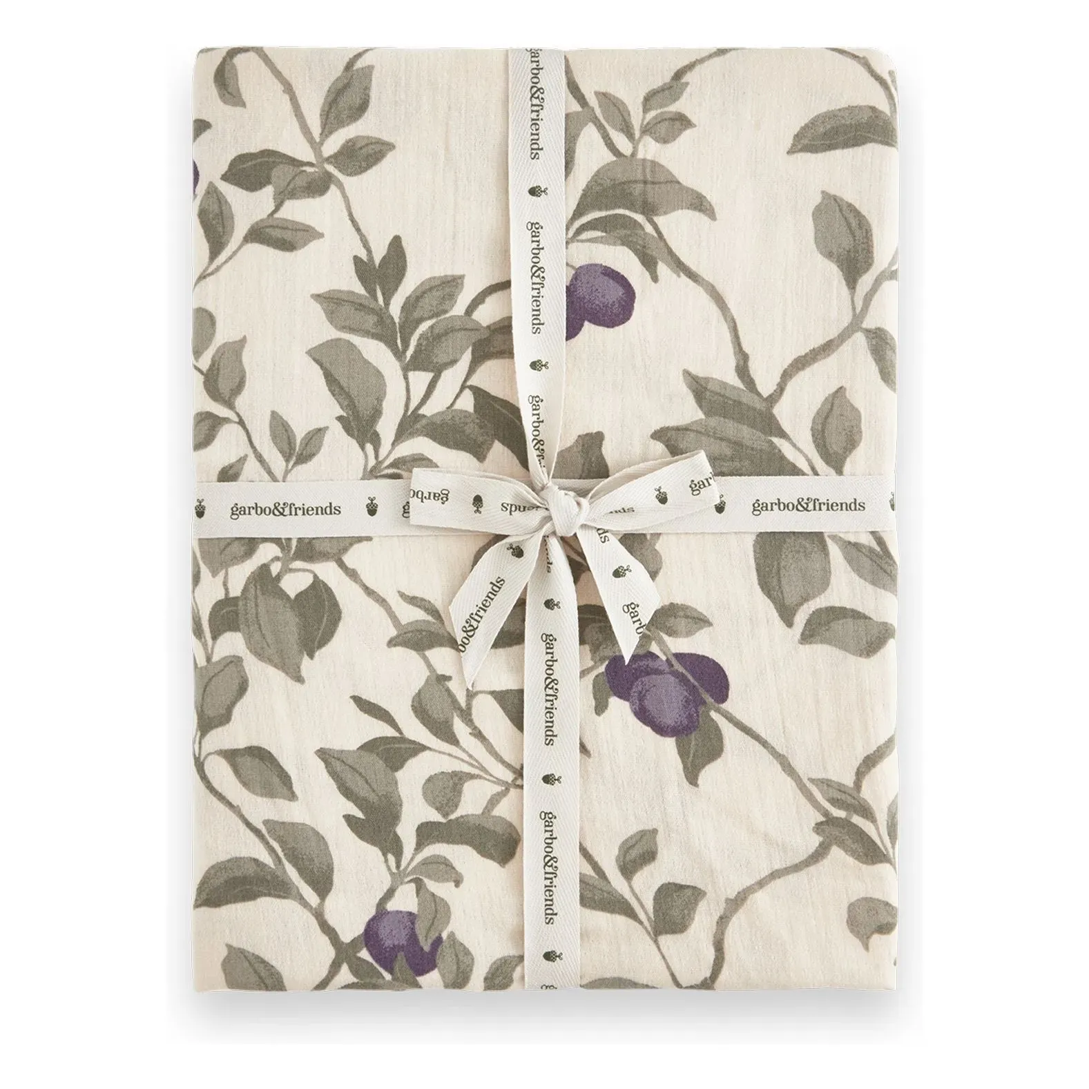 Garbo&Friends Fitted Sheet - Plum, Cotton product