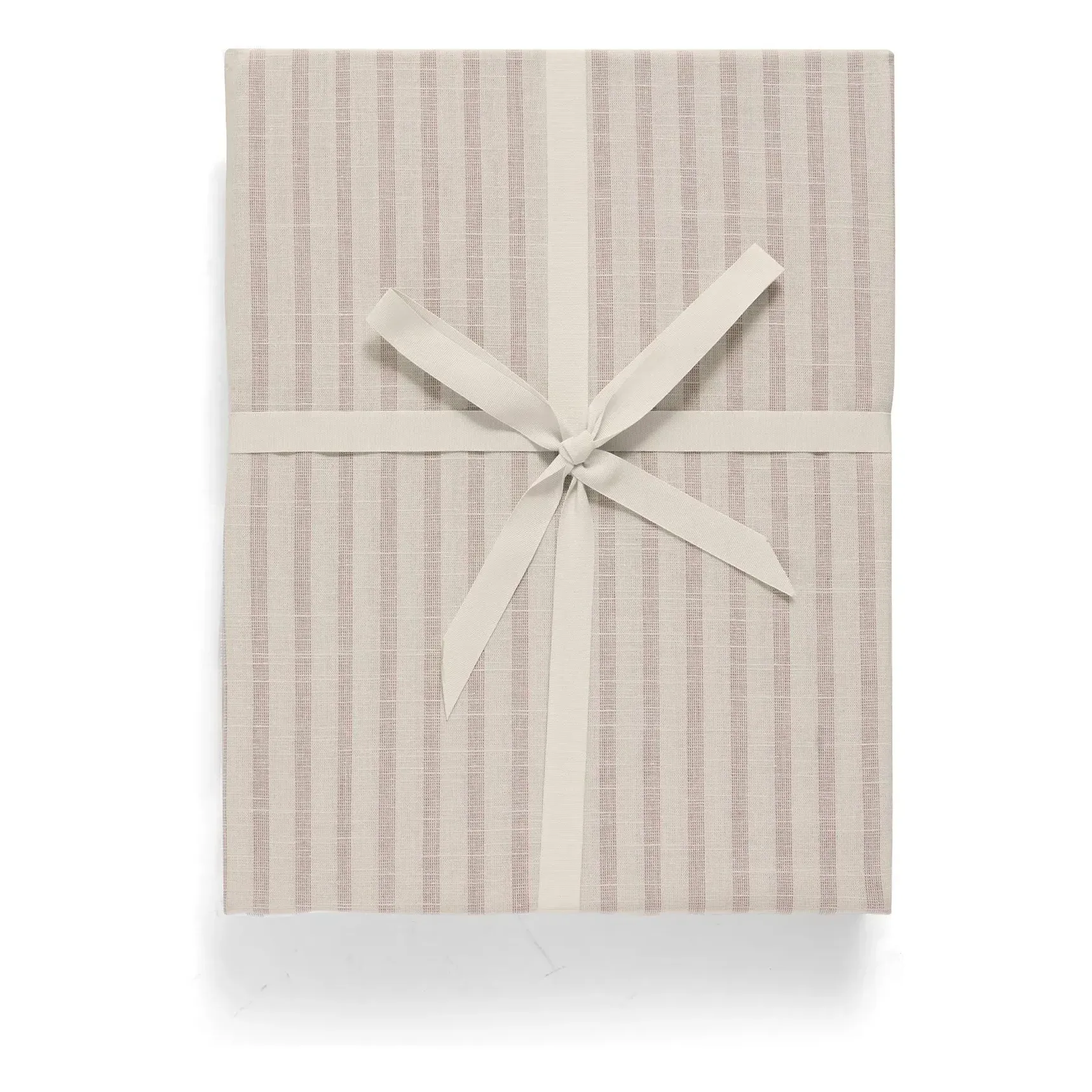 Garbo&Friends Stripe Fitted Sheet - Beige, Organic Cotton product