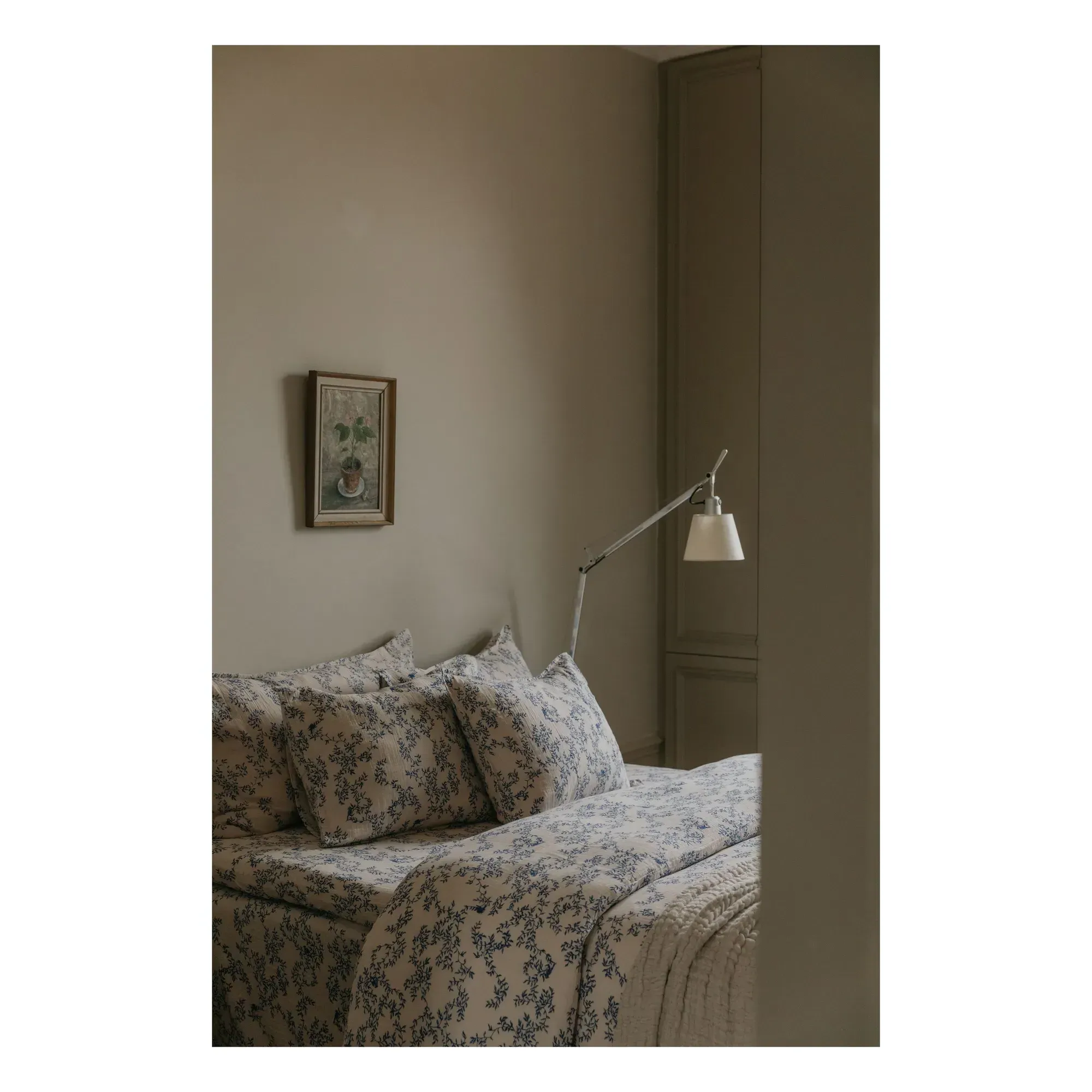 Jardim Pillowcase - Cobalt, Cotton Muslin alternate view