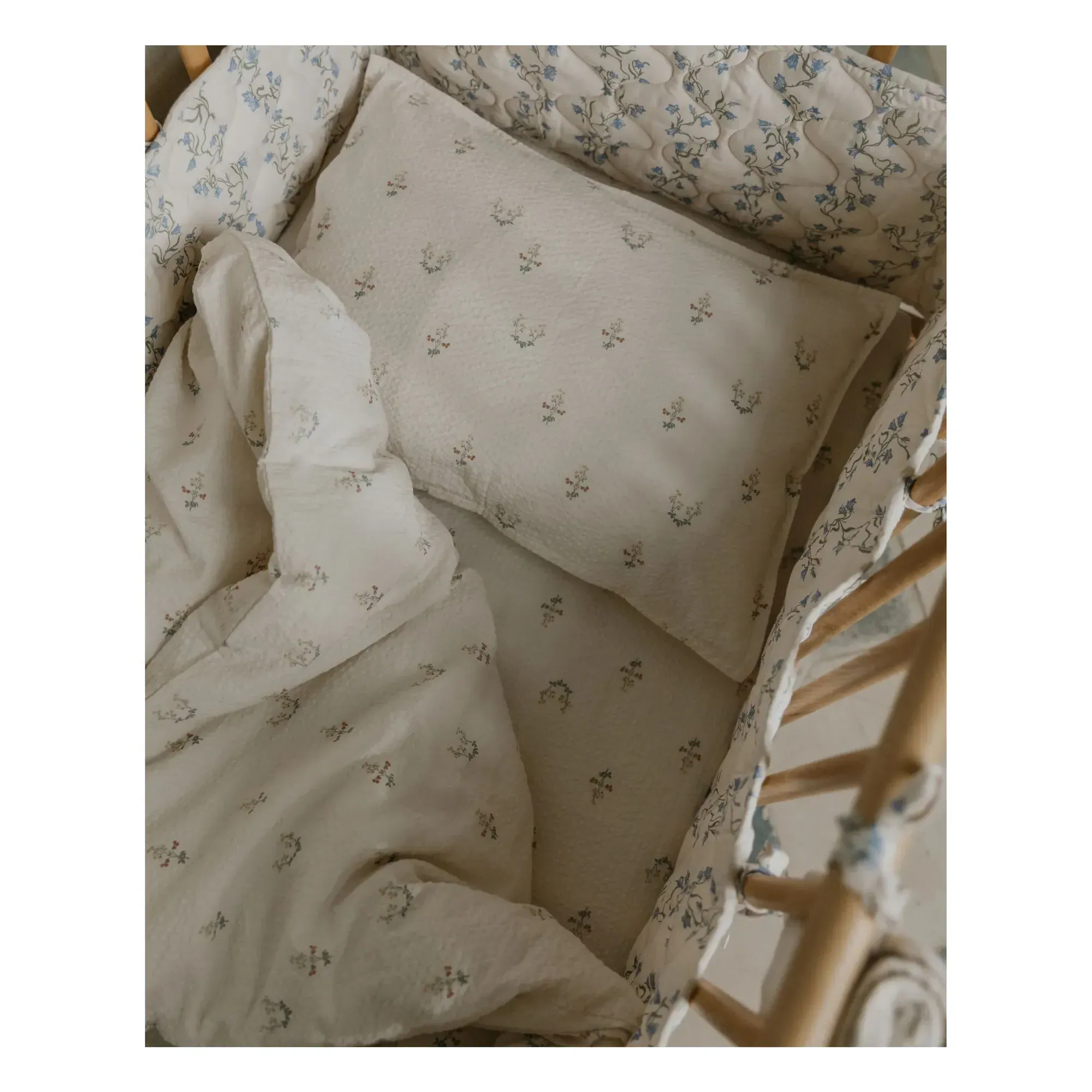 La Fraise Bed Linen Set - Ecru, Organic Cotton alternate view