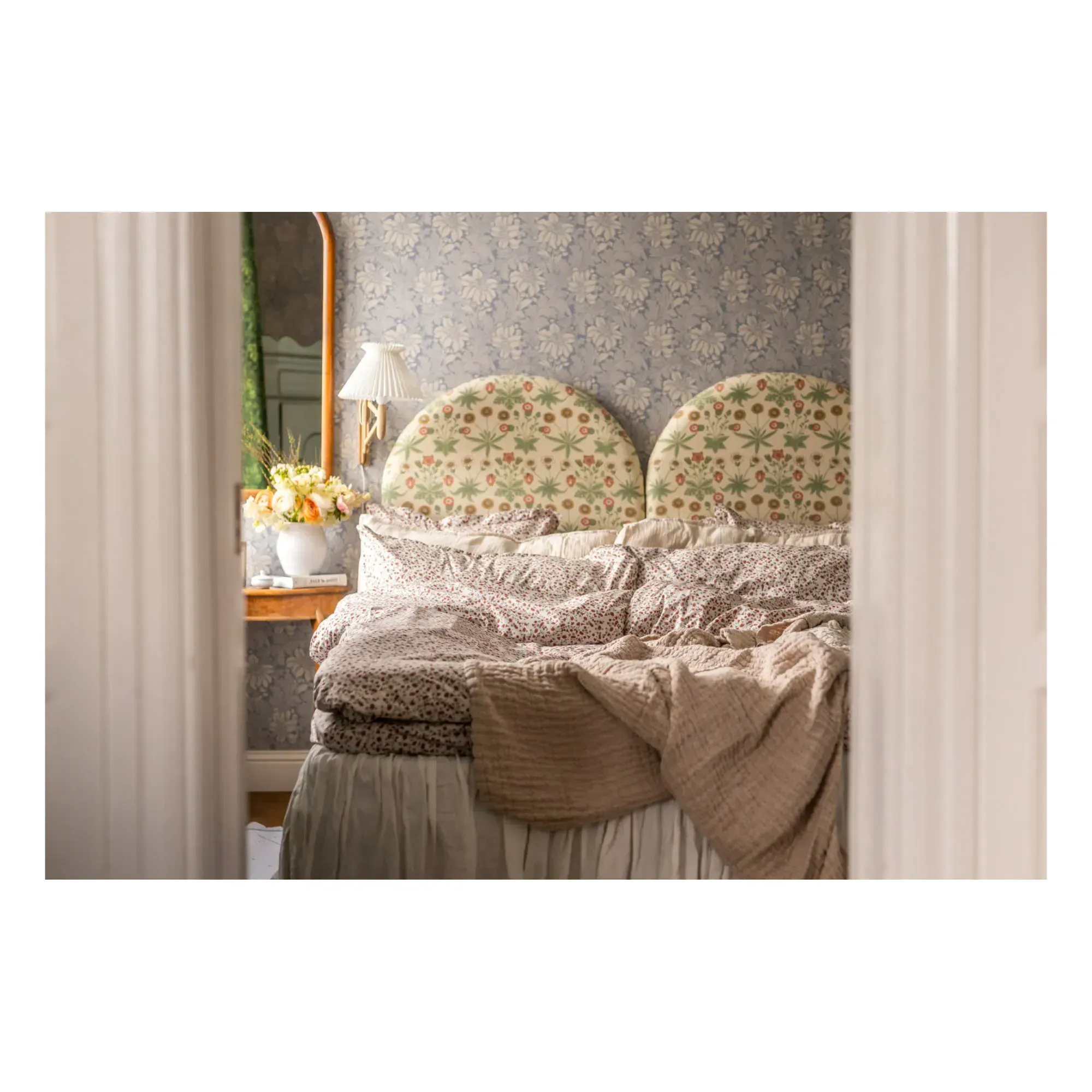 Mellow Blanket - Blush, Linen Cotton alternate view