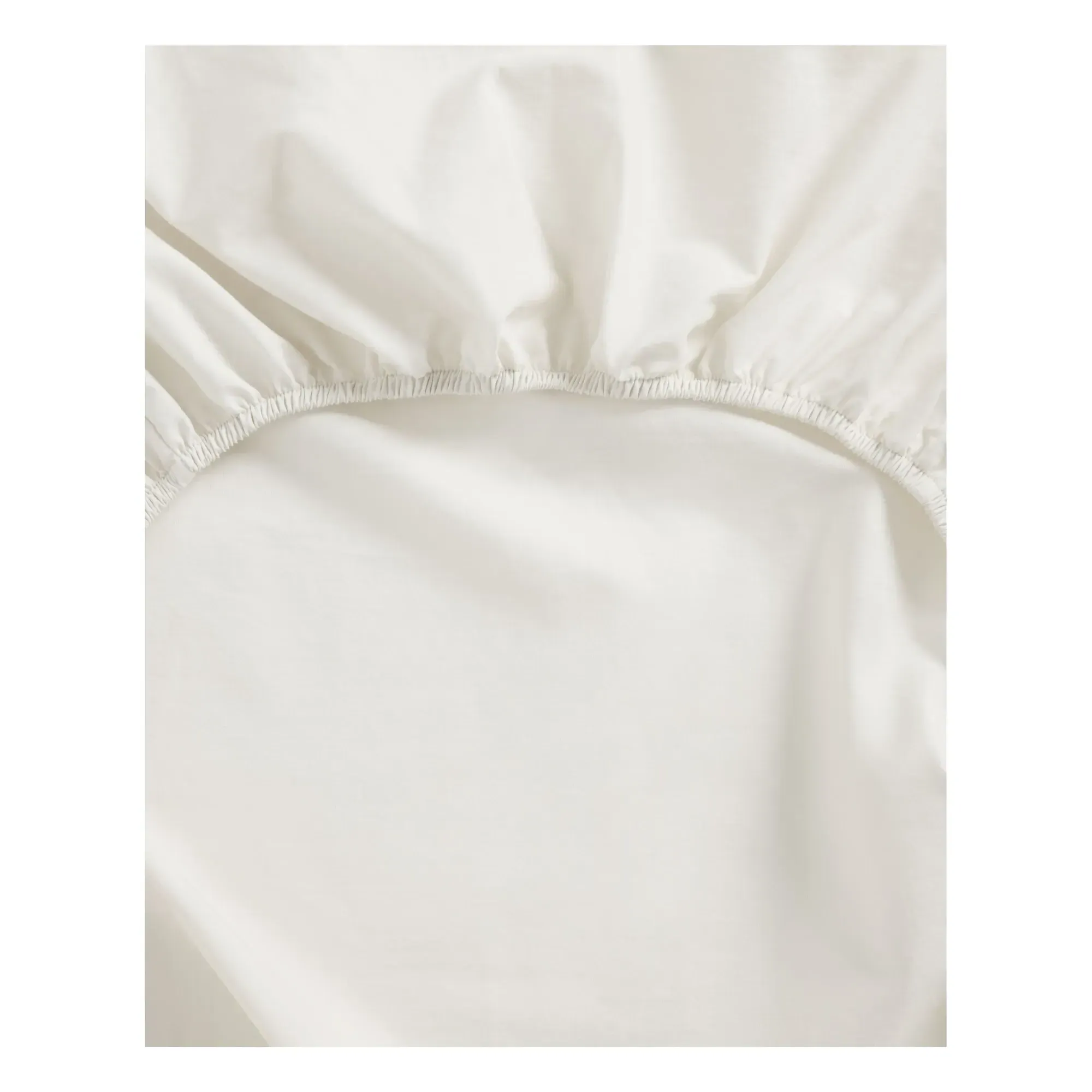 Pearl Fitted Sheet - Ecru, Organic Cotton alternate view