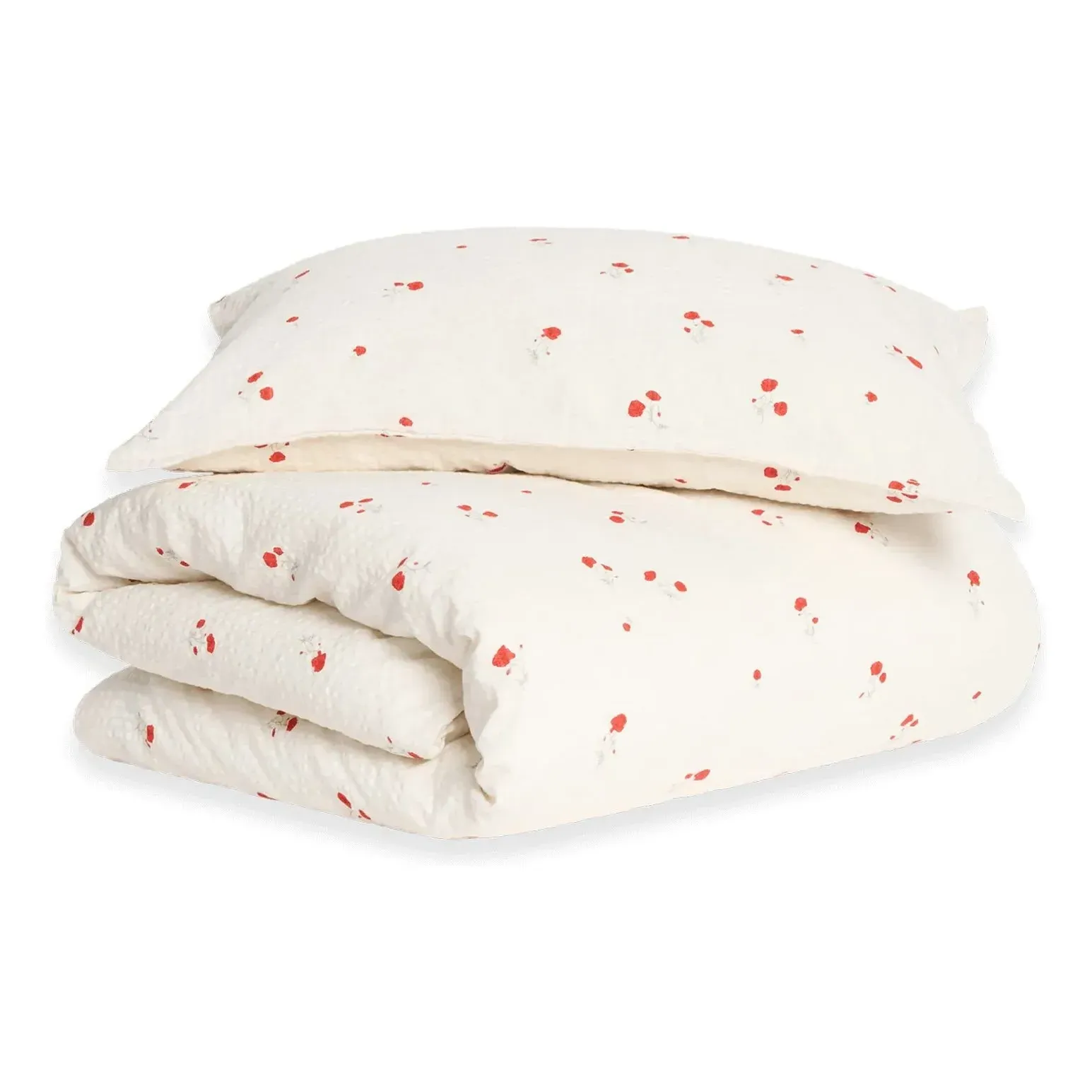 Poppy Bed Linen Set - Red, Organic Cotton product
