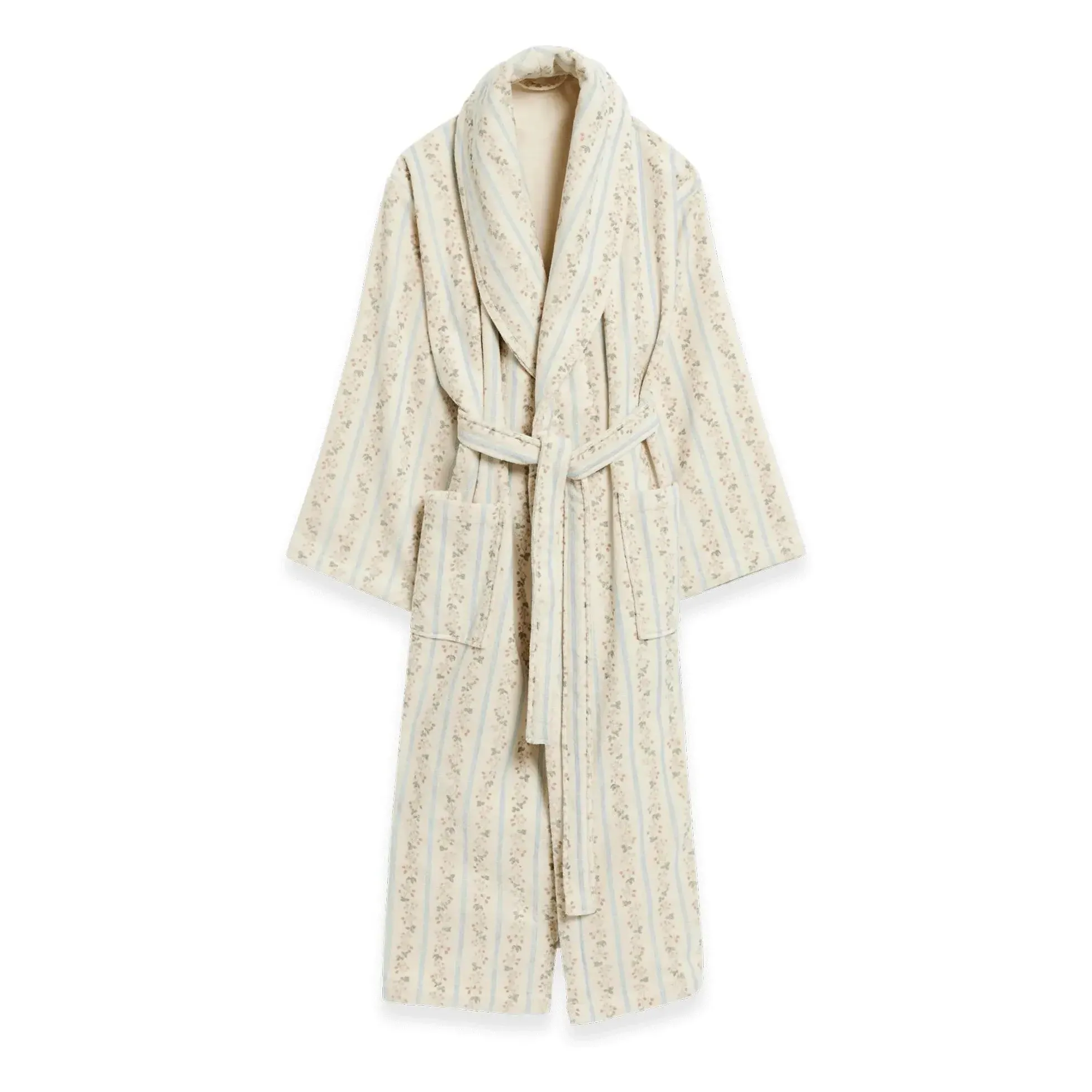 Strawberry Garland Bathrobe - Ecru, Cotton product