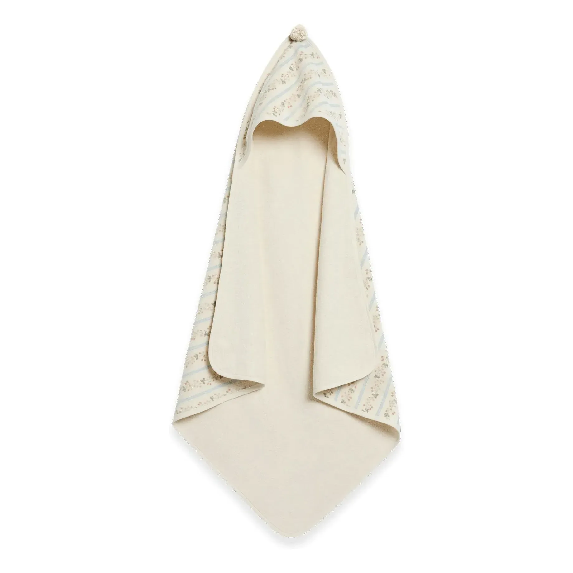 Strawberry Garland Hooded Bath Towel - Ecru, Cotton Terry product