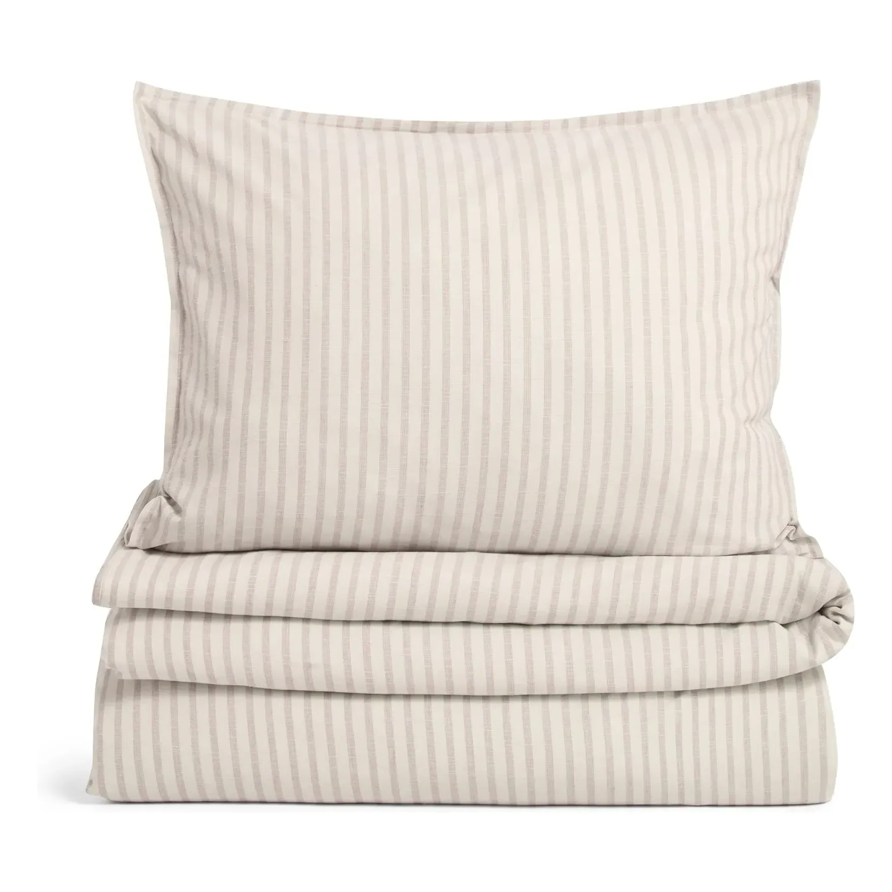 Stripe Bed Linen Set - Beige, Organic Cotton product