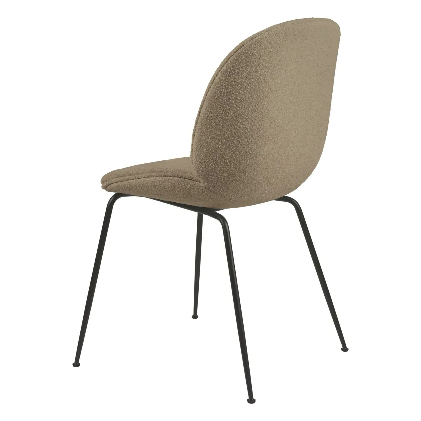 GamFratesi Beetle Chair - Taupe Brown, Bouclé alternate view