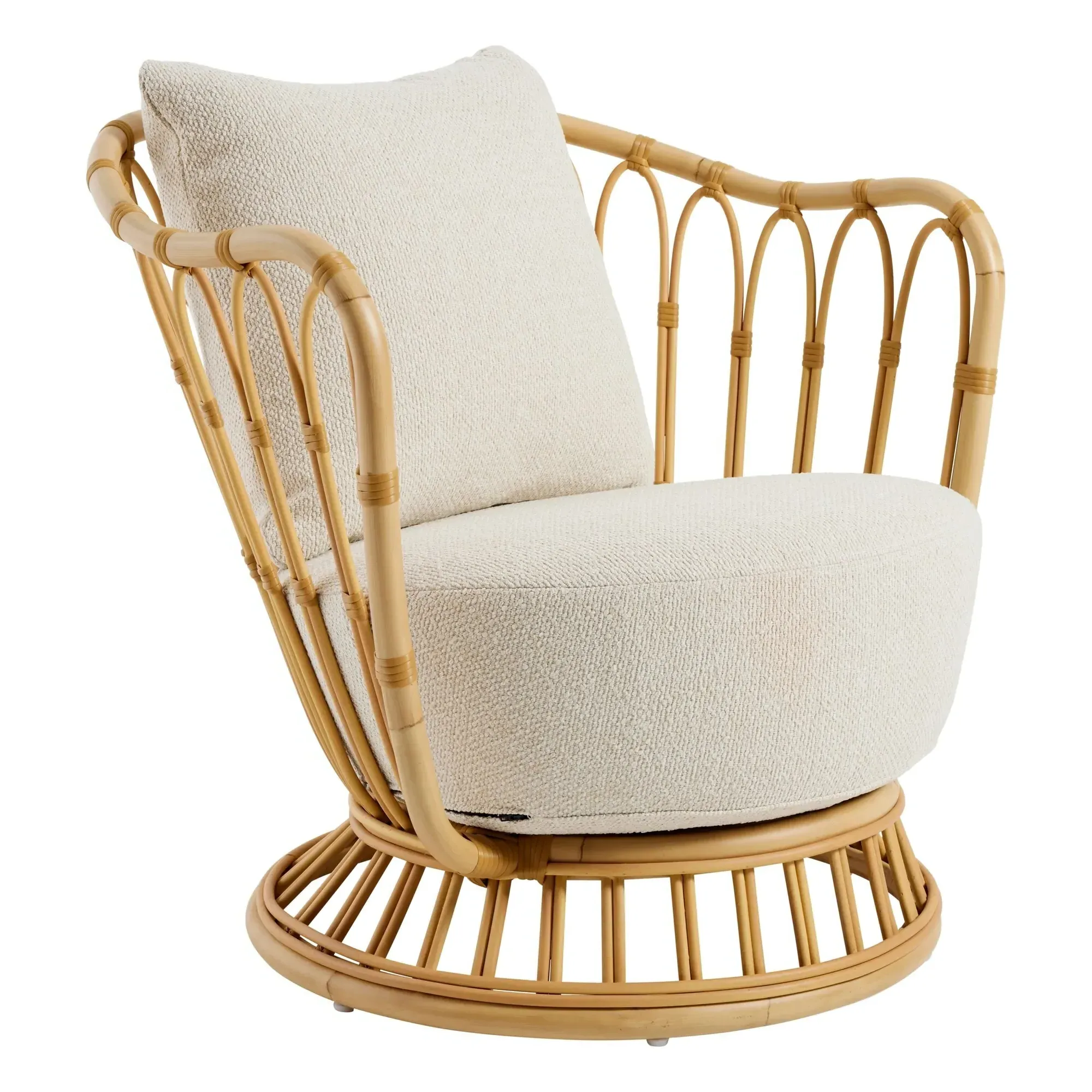 Grace Outdoor Lounge Chair - Natural, Synthetic Rattan product