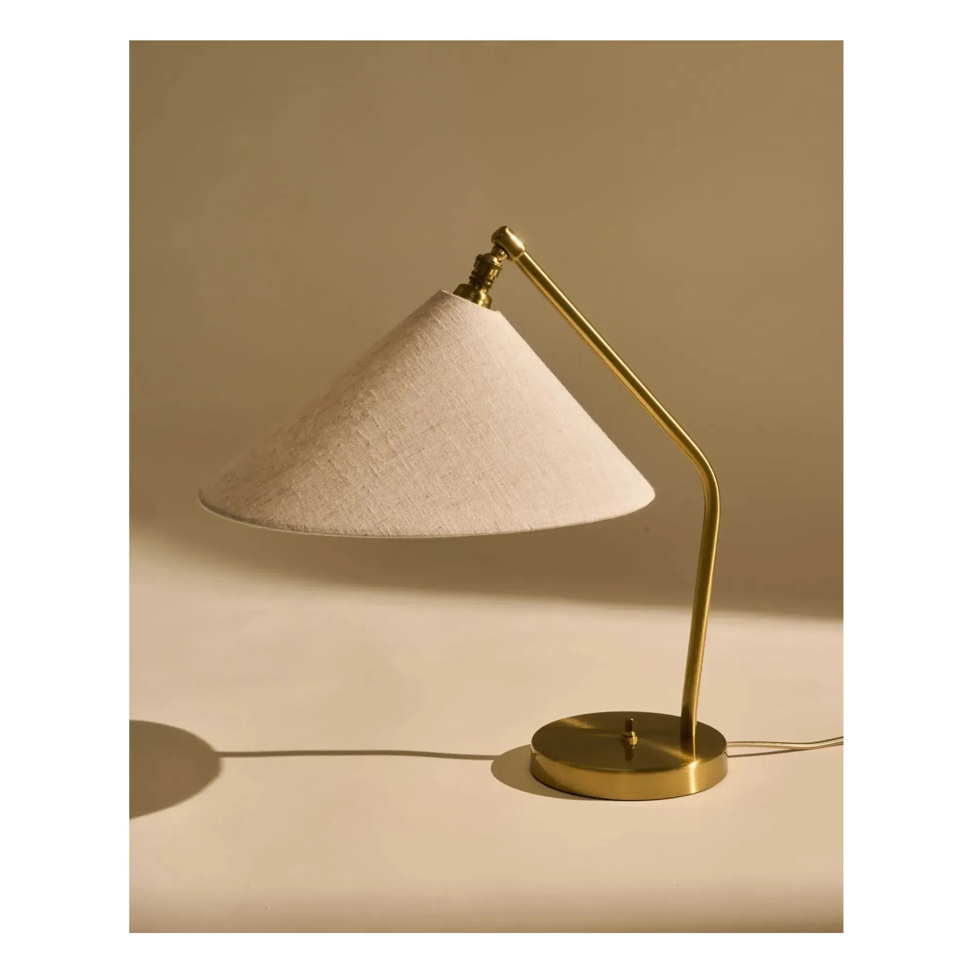 Gräshoppa Table Lamp by Greta M. Grossman - Gold, Brass alternate view