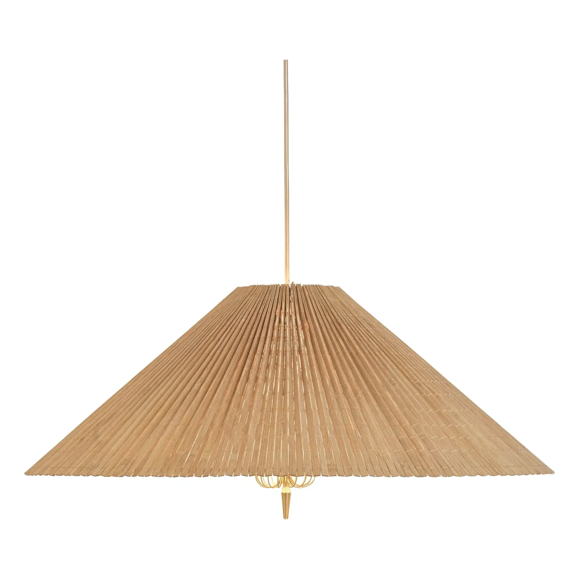 Paavo Tynell 1972 Pendant Lamp - Natural, Bamboo alternate view
