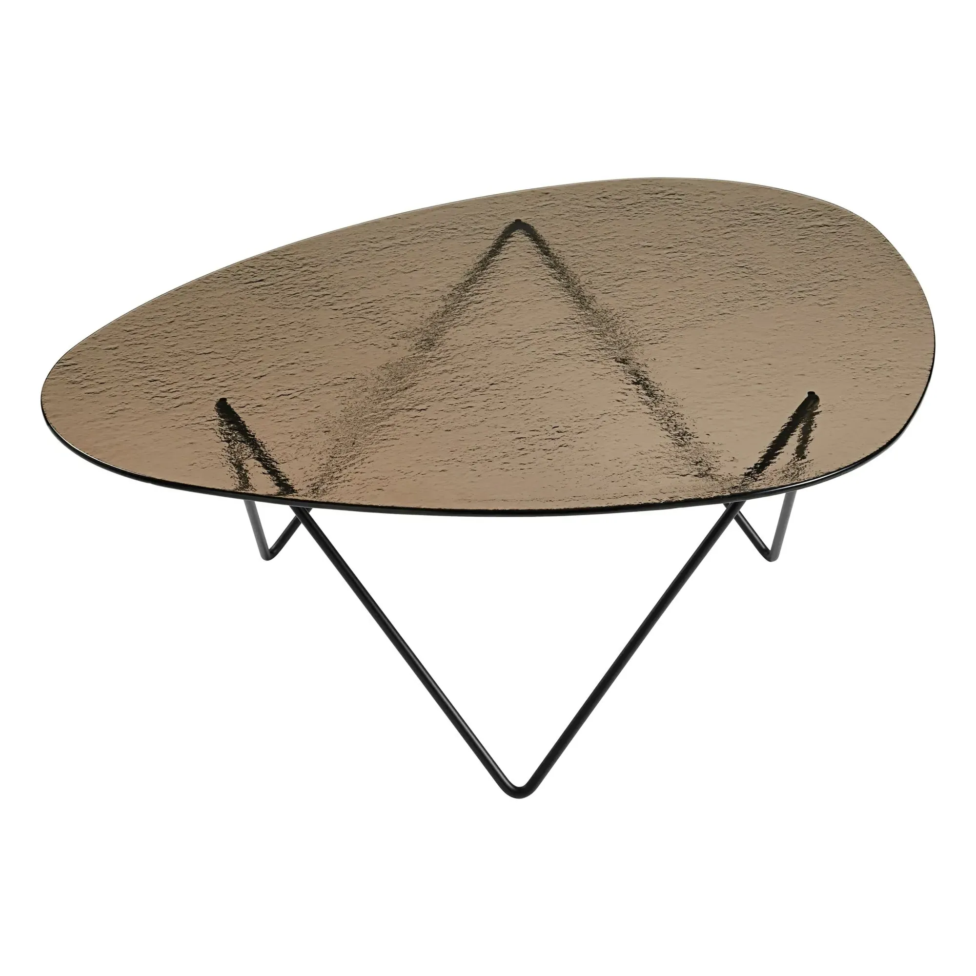 Pedrera Coffee Table by Corsini & Ruiz Millet - Bronze, Glass product