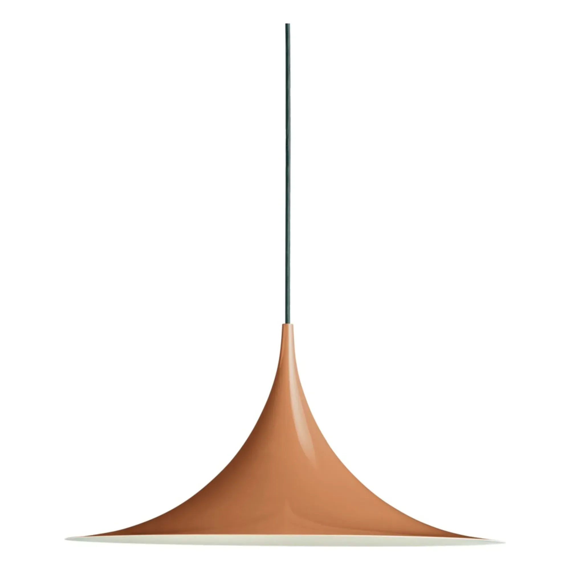 Semi Pendant Suspension Light - Rust, Metal product